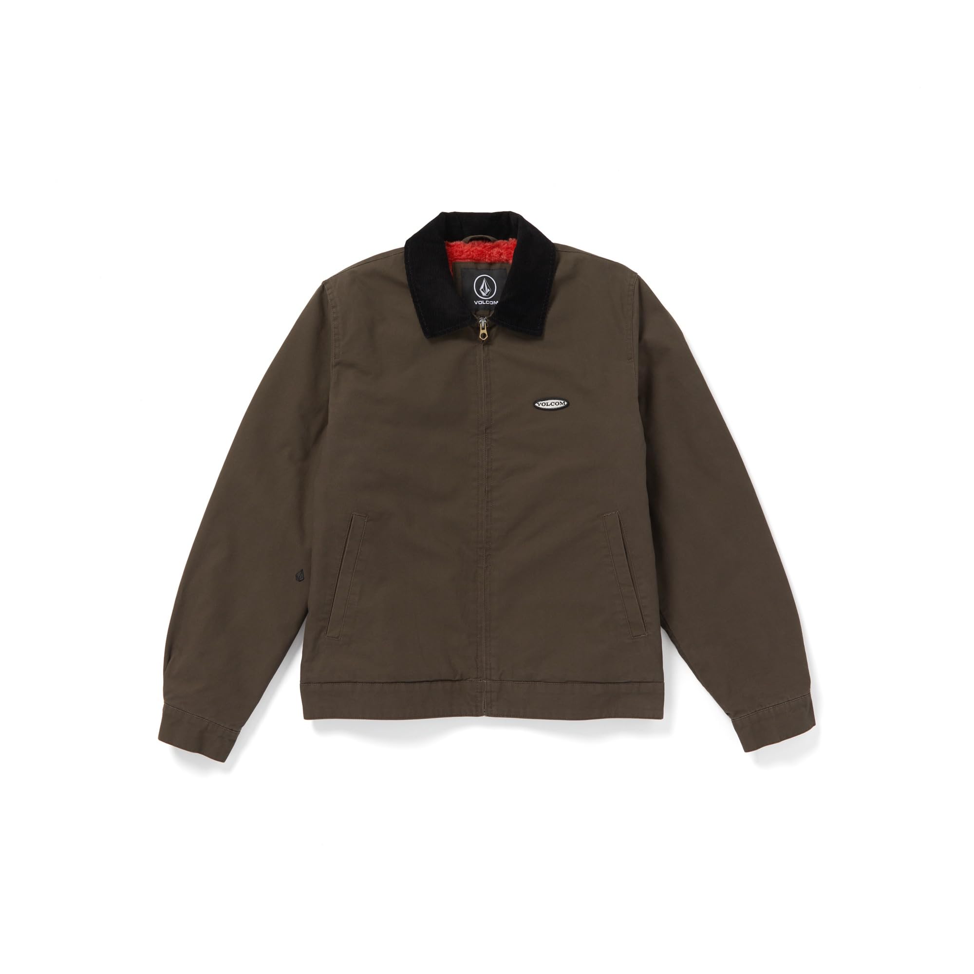 Volcom Men's Voider Lined Zip Garage Jacket - Waterproof Windbreaker for Outdoor Activities, Hiking & Casual Wear