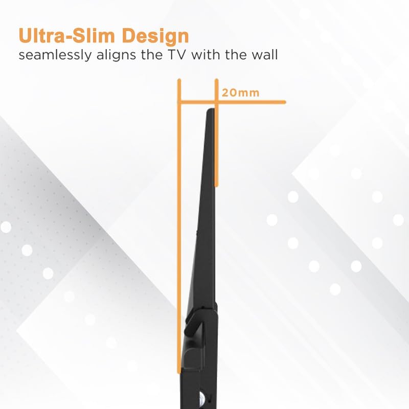 Ultra Slim TV Wall Mount for Samsung UN65NU6300 - 1.4