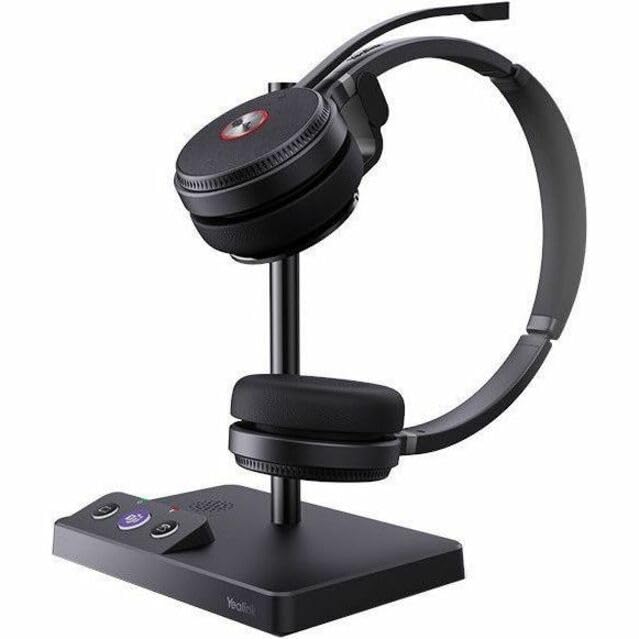 Yealink WH62 Wireless Headset with Noise Cancelling - Bluetooth Office Headphones for Calls, Meetings & Remote Work - Comfortable Over-Ear Design for Professionals