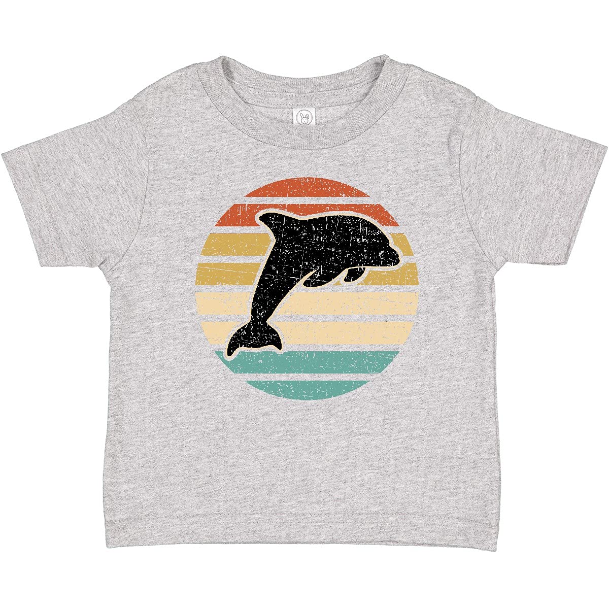 Inktastic Cute Dolphin Beach Vacation Toddler T-Shirt - Soft Cotton Tee for Boys & Girls - Perfect for Summer Outings, Beach Trips & Family Vacations