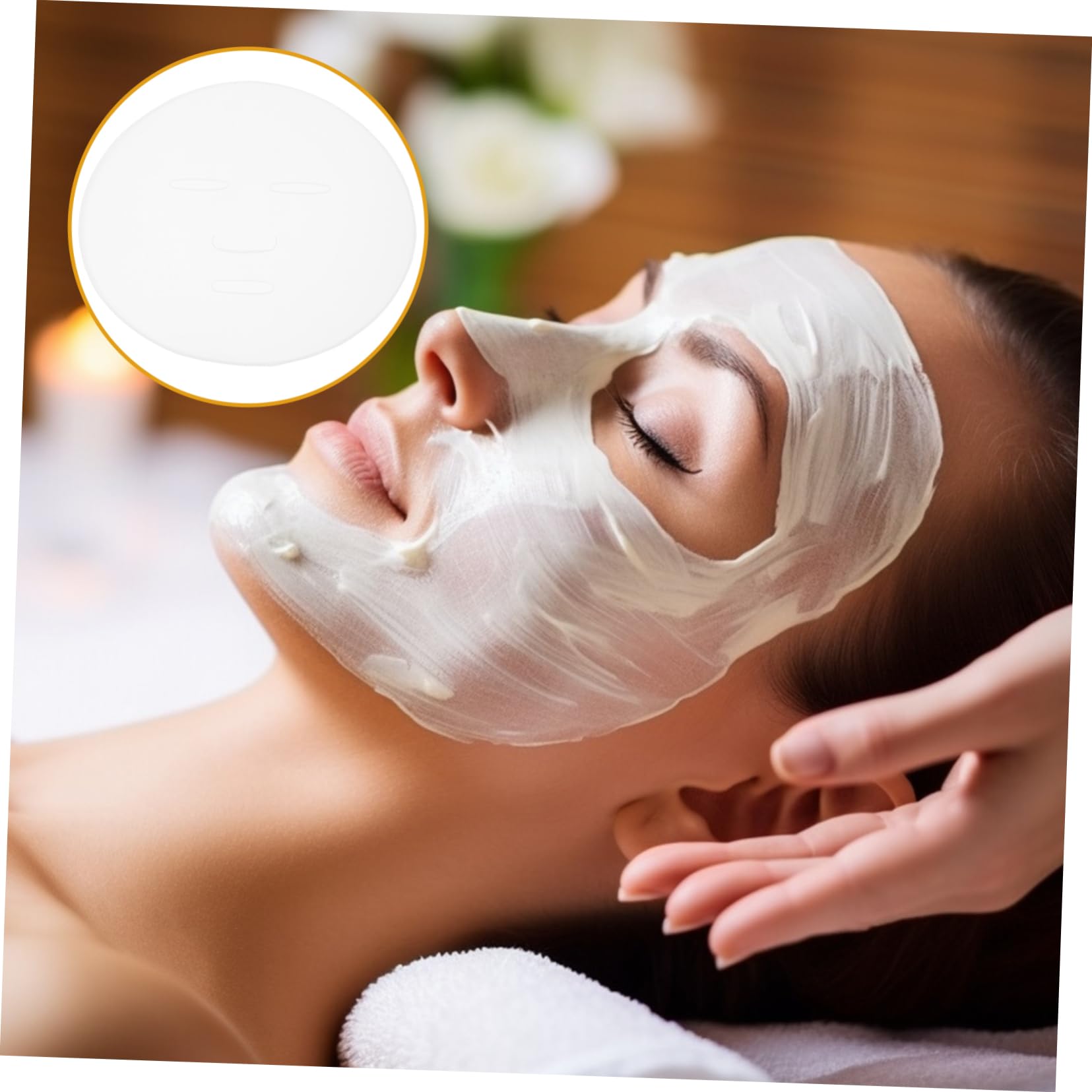2 Pack Reusable Silicone DIY Facial Mask Mold - Collagen Mask Tray & Hydrating Moisturizing Tool for Skincare (Random Colors) | Perfect for At-Home Spa, Beauty Treatments & Self-Care Routines