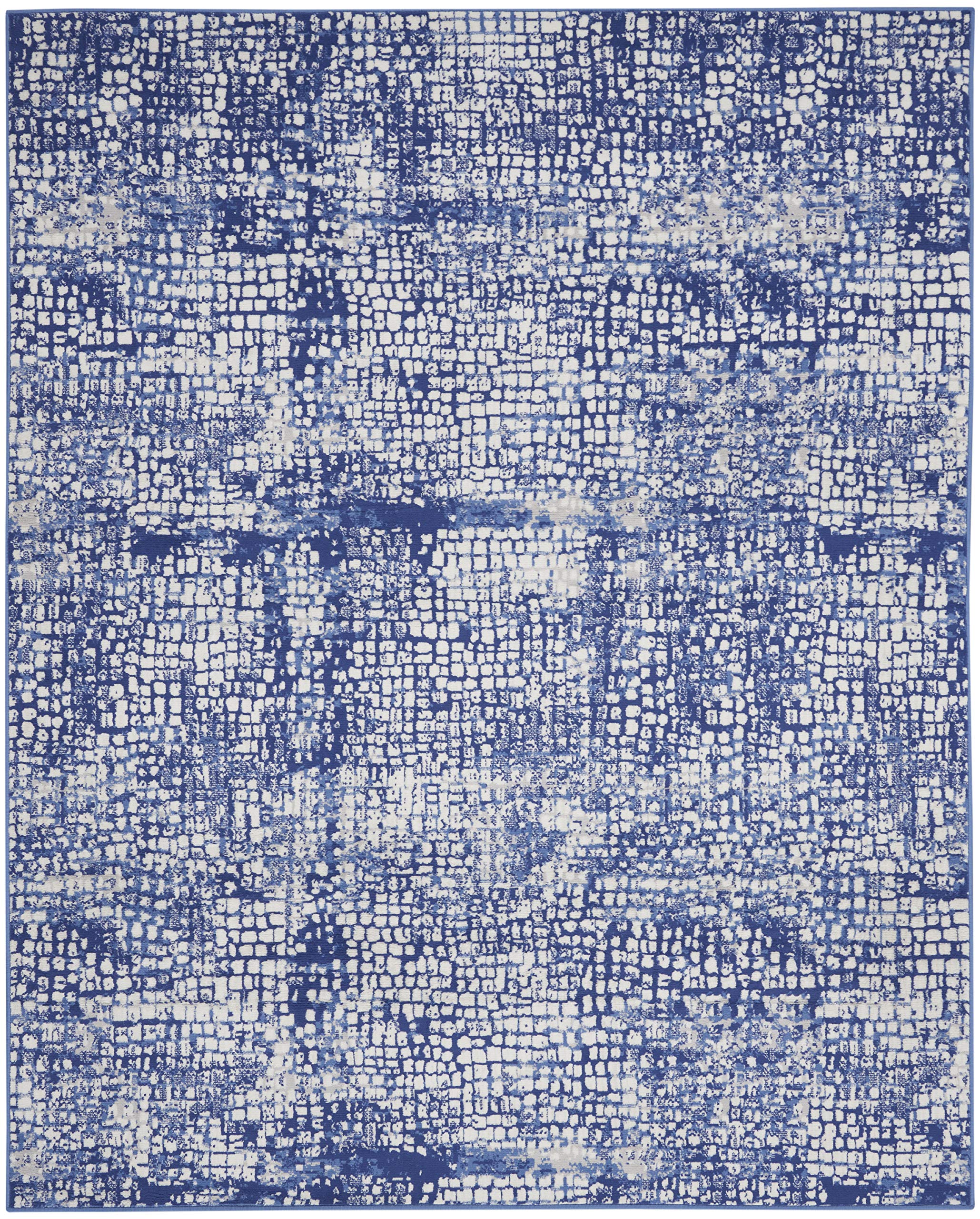 Nourison Whimsicle Abstract Ivory Navy 8'4
