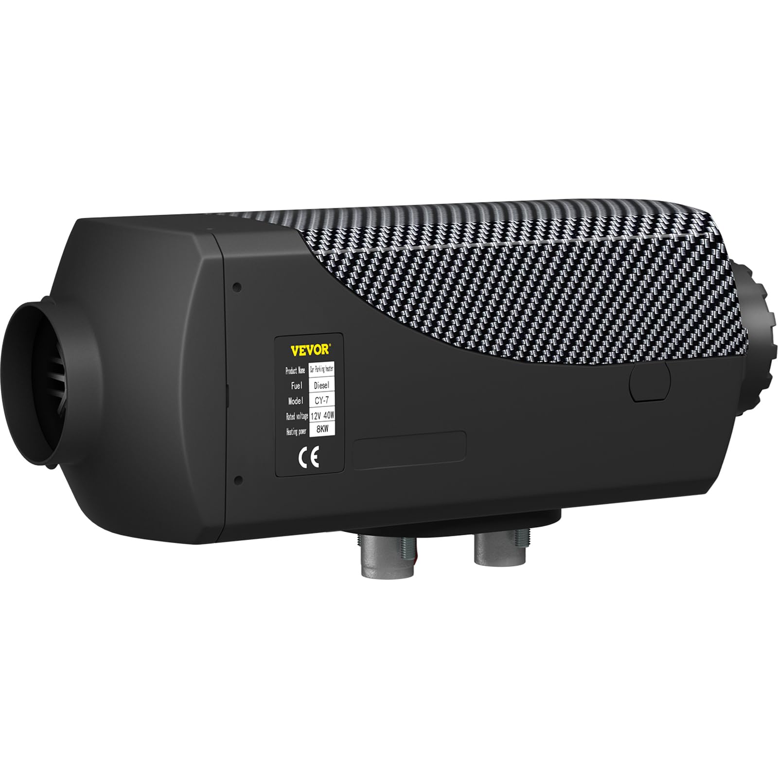 VEVOR 8KW Diesel Air Heater with Muffler, 12V Portable Heater with Remote Control & LCD Switch - for Trucks, RVs, Boats, Buses, Camping, Garages & Winter Outdoor Heating