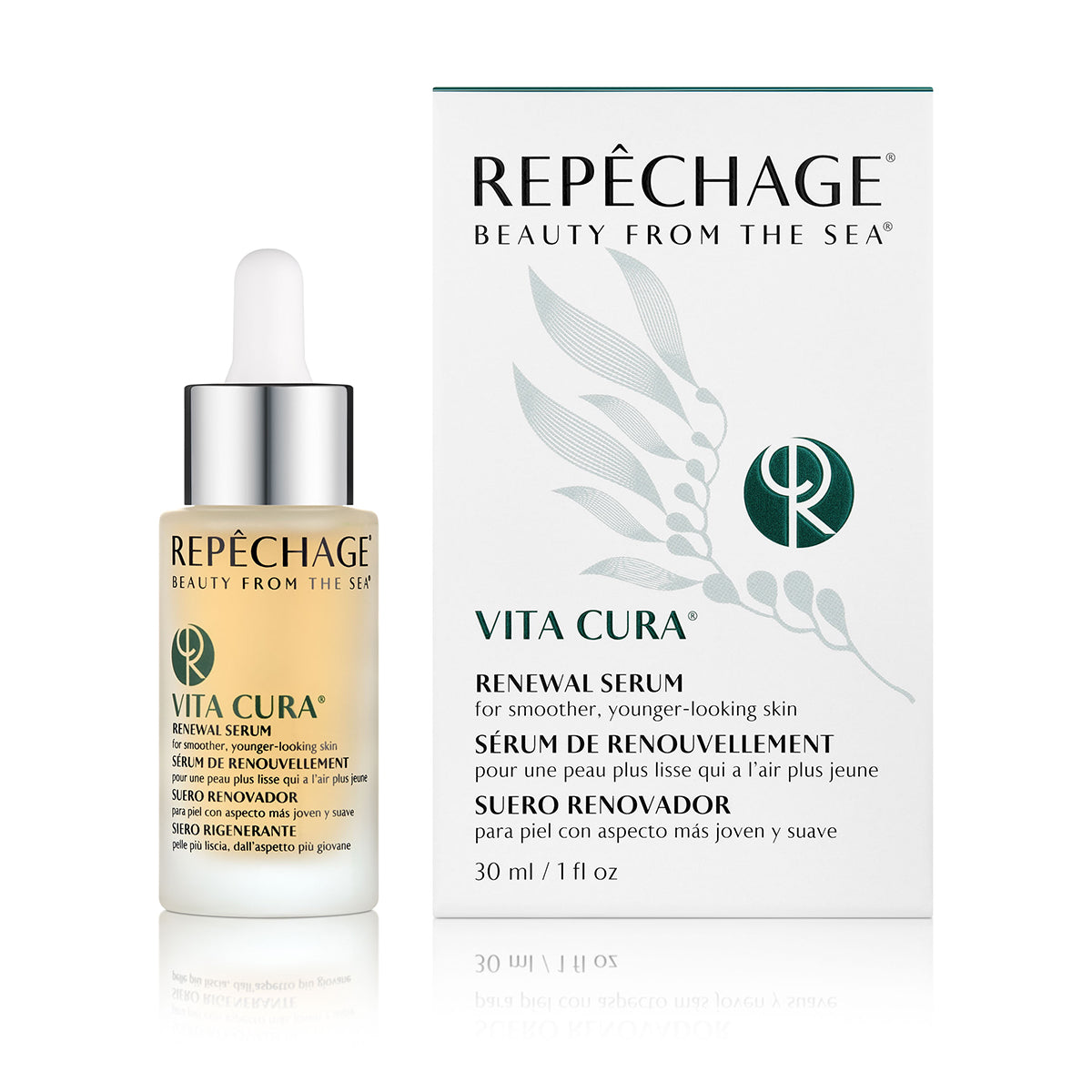 Vita Cura® Renewal Serum - Anti-Aging Face Serum with Hyaluronic Acid & Vitamin C for Wrinkles & Fine Lines | Brightening & Hydrating Skin Care for Day & Night Use