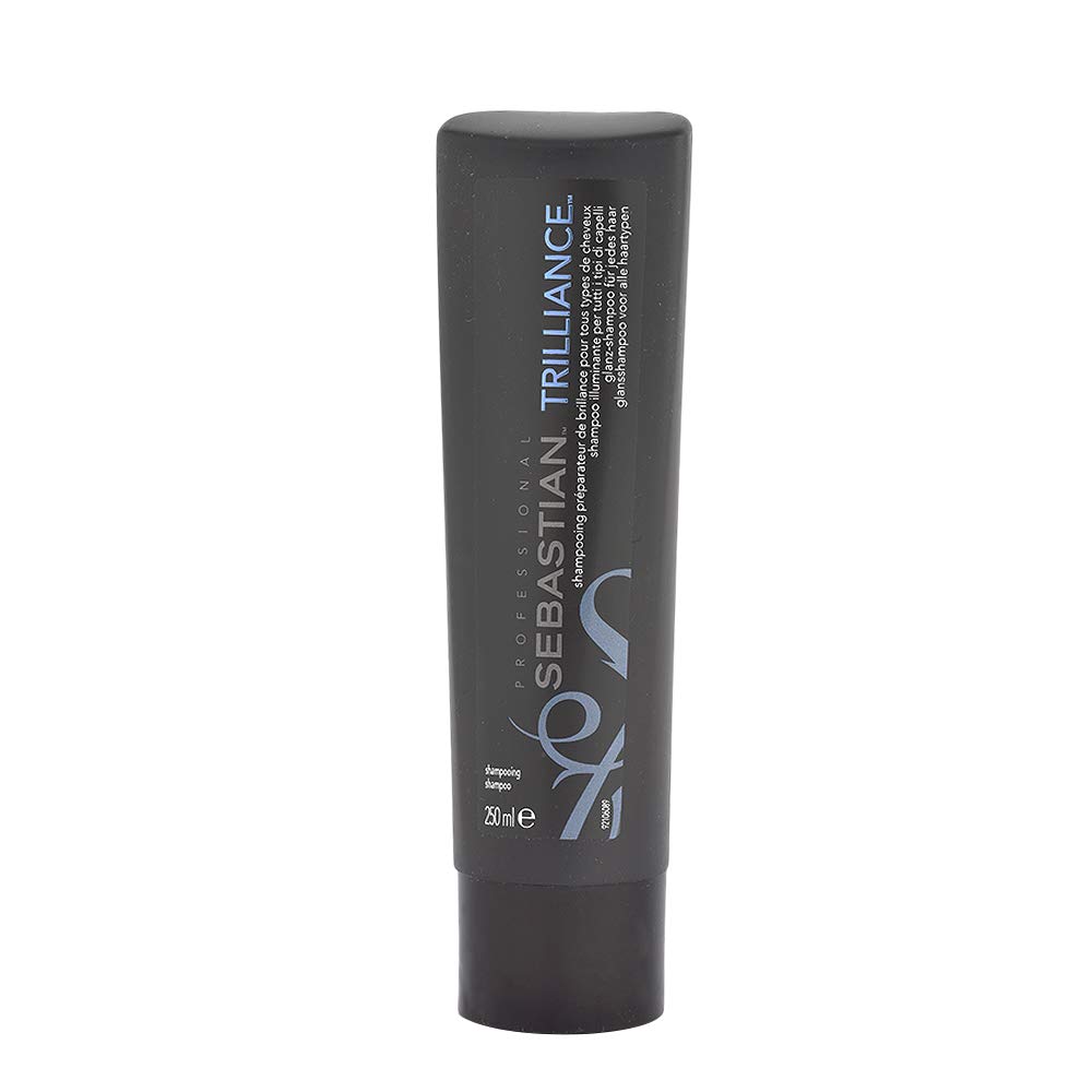 Sebastian Professional Trilliance Illuminating Shampoo 250ml - Brightening Shampoo for Dull & Damaged Hair - Adds Shine & Vibrancy to Color-Treated Hair - Salon Quality Hair Care for Daily Use