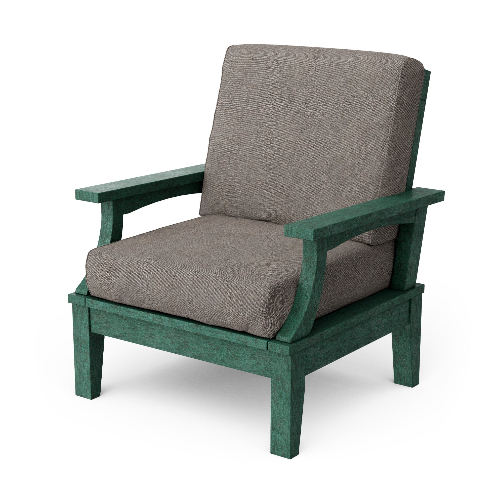 Heritage Deep Seating Patio Chair with Weather-Resistant Cushions - Outdoor Lounge Furniture for Garden, Poolside & Backyard Relaxation