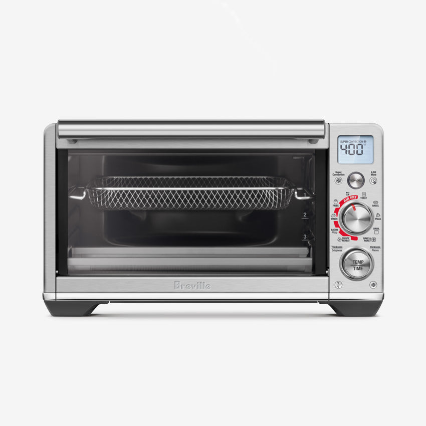 Breville Smart Oven Air Fryer Compact - 12L Capacity Countertop Convection Oven with Air Frying, Baking & Toasting | Perfect for Small Kitchens, Dorms & Apartments