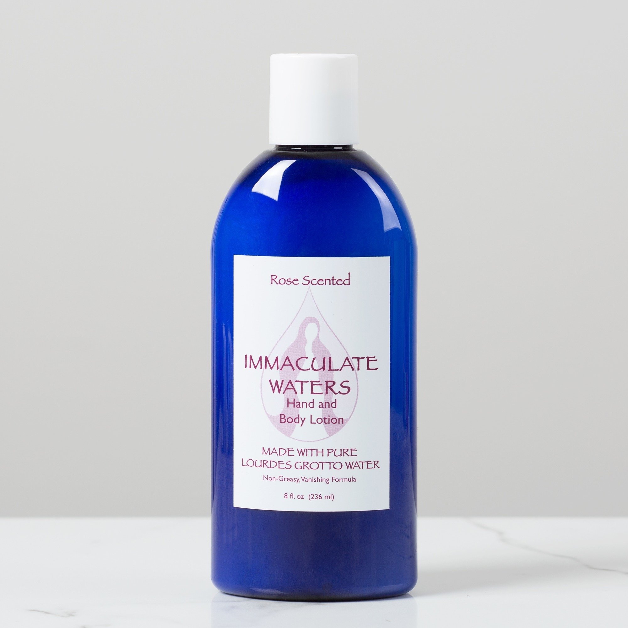 Immaculate Waters Rose Lotion - Hydrating & Nourishing Face & Body Moisturizer for Dry Skin | Perfect for Daily Skincare Routine & Spa Days