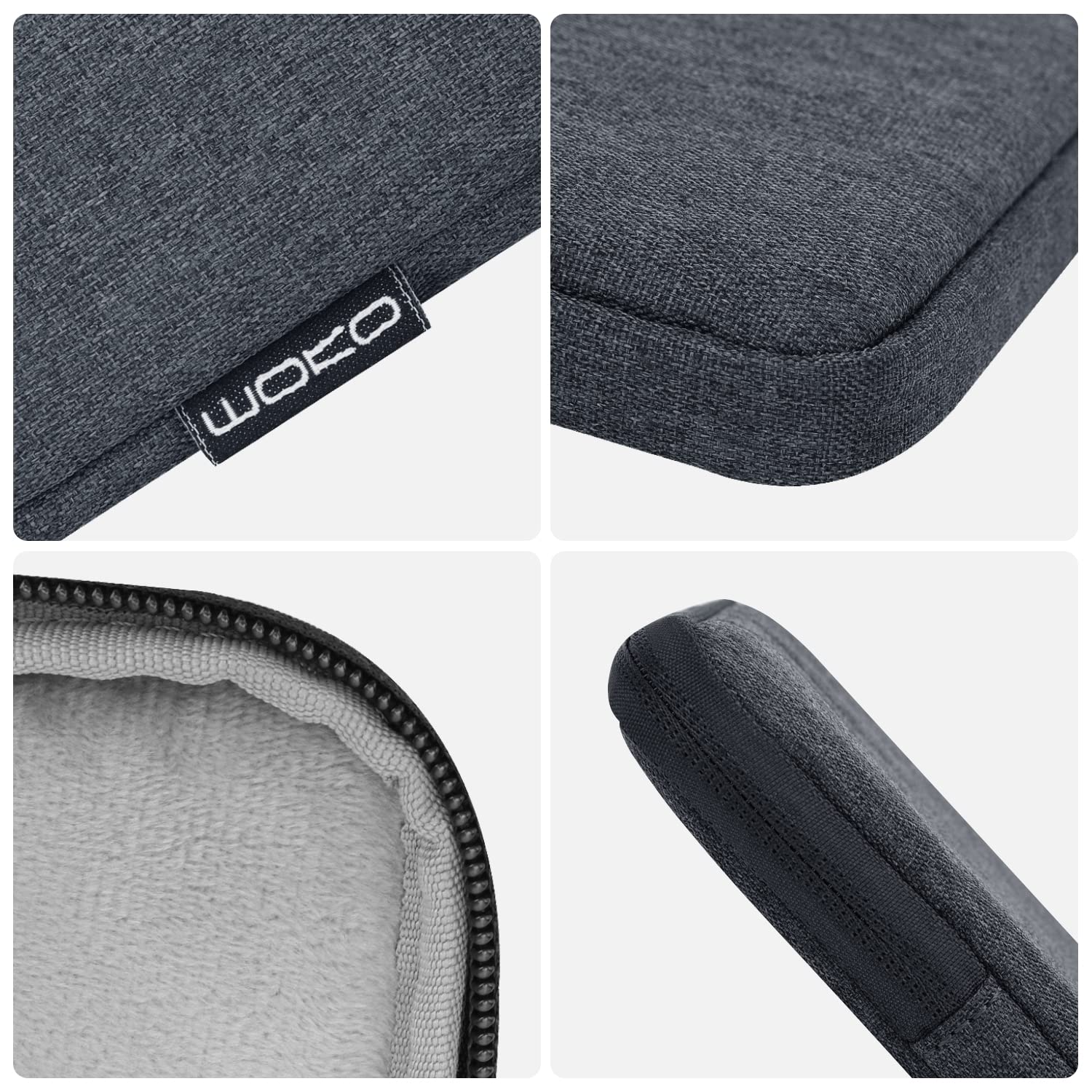 MoKo 9-11 Inch Tablet Sleeve Case for iPad Air/Pro (M3/M4/A16), iPad 10/9/8th Gen & Samsung Tab S8/S9 11