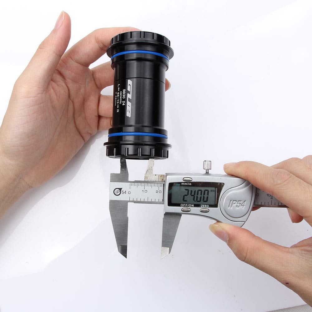 GUB BB30/24 Press-Fit Ceramic Bearing Bottom Bracket - Lightweight Aluminum Road Bike Bottom Bracket for High-Performance Cycling | Perfect for Road Bikes, Triathlon & Endurance Racing