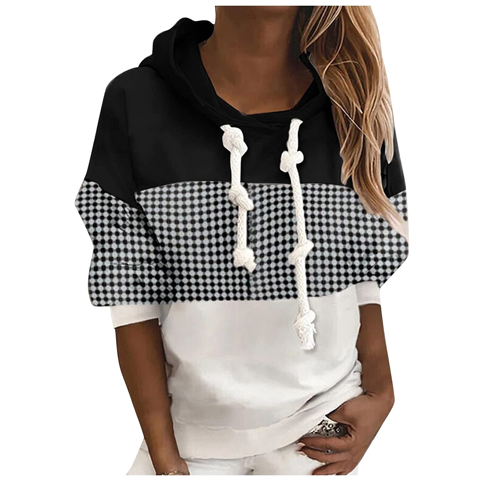 Miximx Women's Halloween Printed Zip-Up Hoodie Sweatshirt - Long Sleeve Graphic Crewneck Pullover for Fall & Winter - Perfect for Halloween Costumes, Casual Outfits & Cozy Loungewear