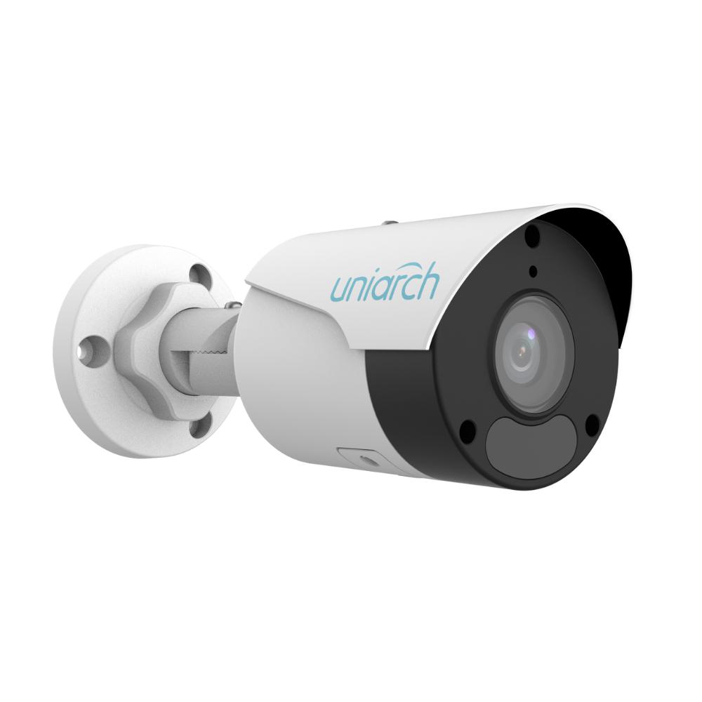 Uniarch 8MP Starlight Fixed Bullet IP Security Camera with Night Vision - Outdoor/Indoor Surveillance for Home & Business Security