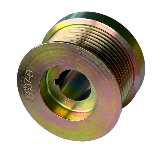 5537B Pulley K8 2.7 for Cummins .875 - Heavy Duty Engine Pulley Replacement Part for Truck & Industrial Equipment Maintenance