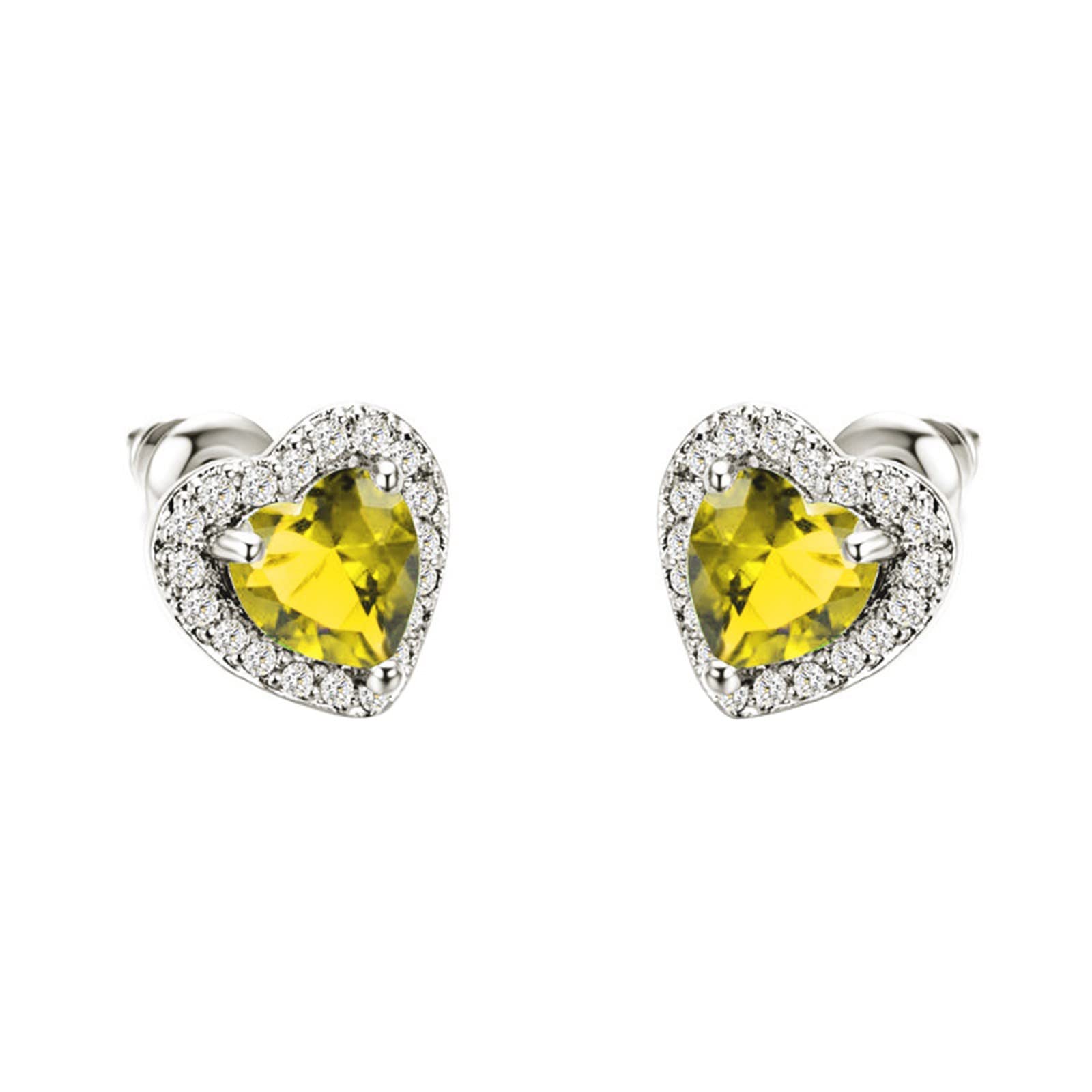 Elegant Diamond Cat Earrings for Women - Crystal Love Jewelry, Dainty Niche Design, One Size | Perfect for Date Nights, Parties & Gifts