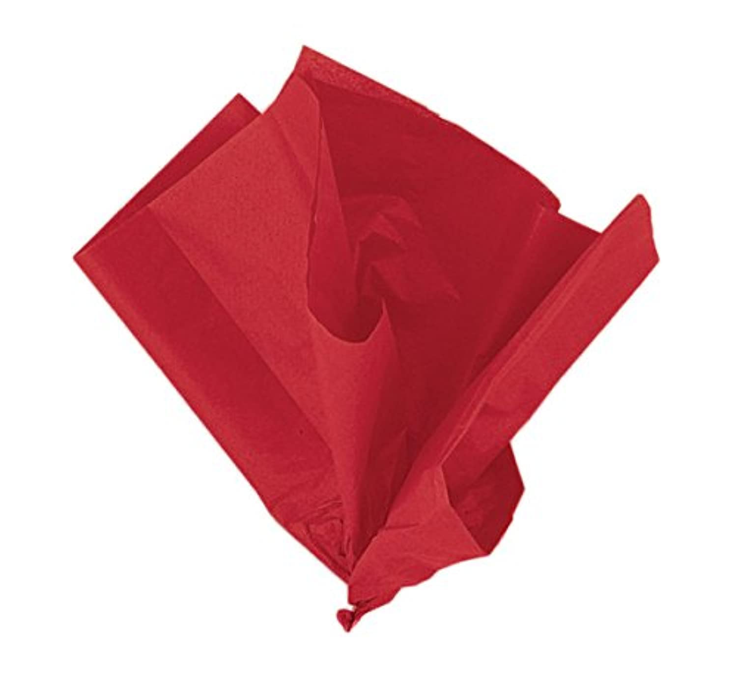 Premium Solid Red Tissue Paper Sheets - 20