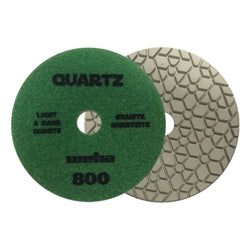 5-Piece Weha Quartz Polishing Pad Set for Stone Countertops - Wet/Dry Use for Granite, Marble, Quartz & Concrete Surfaces - Perfect for Countertop Restoration & DIY Home Improvement Projects