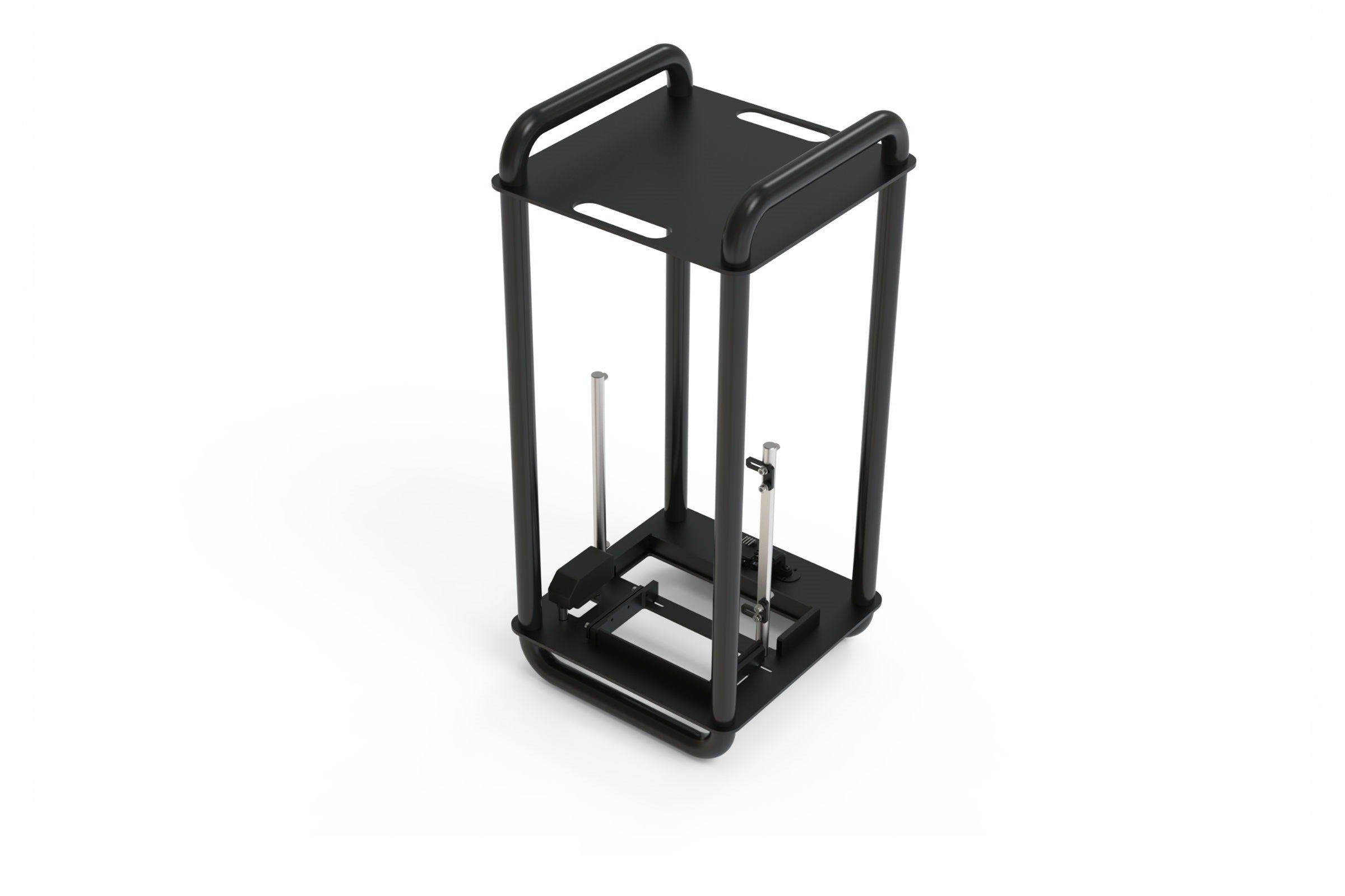Streacom DA6 XL Open Frame ITX PC Case - Chrome & Black - Compact Gaming & Workstation Builds for Enthusiasts