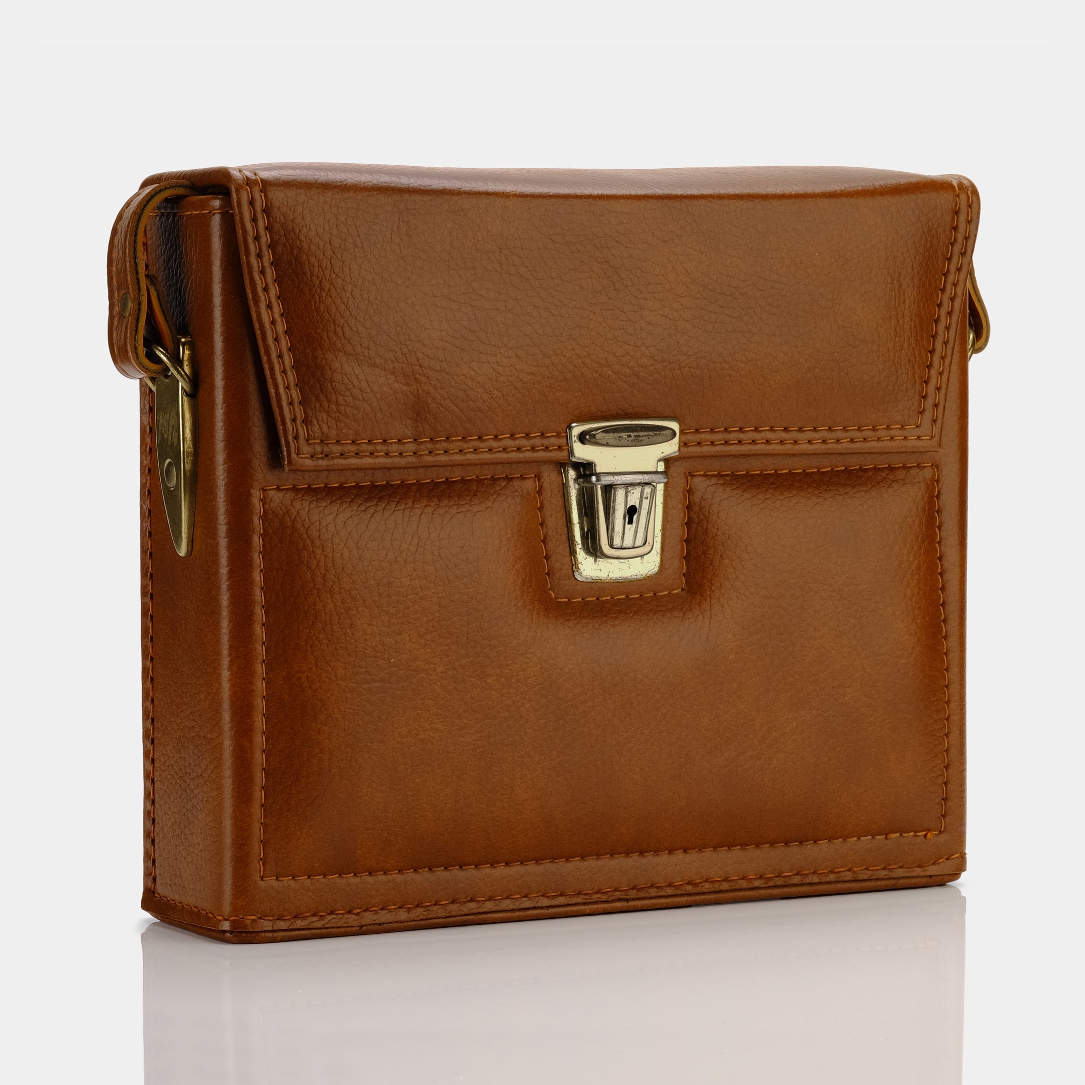 Premium Brown Leather Folding Camera Bag for DSLR & Mirrorless - Compact Travel Case for Photographers & Videographers - Perfect for Outdoor Shoots, Travel & Daily Use