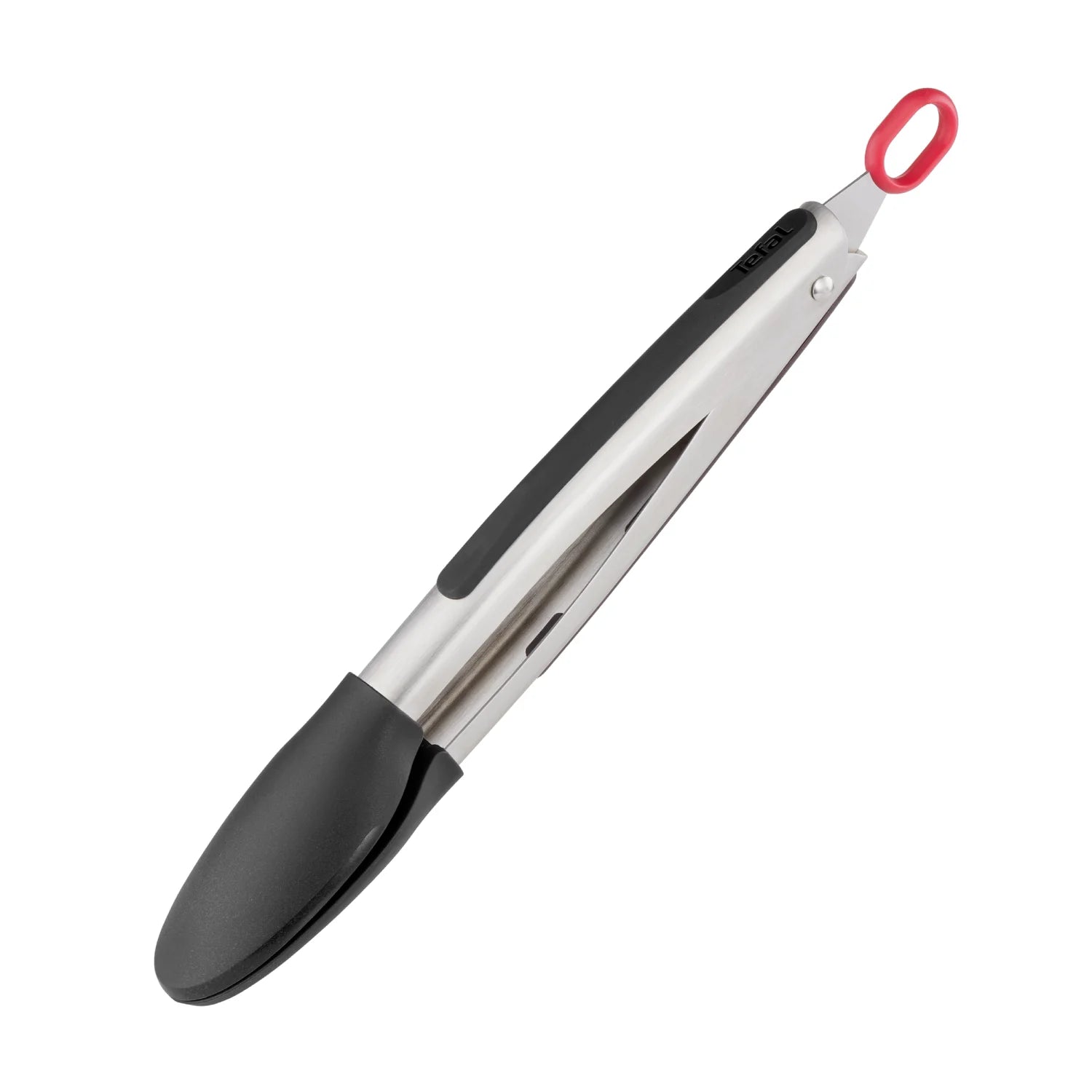 Tefal Ingenio K1182004 Stainless Steel Nylon Tipped Kitchen Tongs - Perfect for Grilling, Serving, and Cooking with Non-Scratch Protection