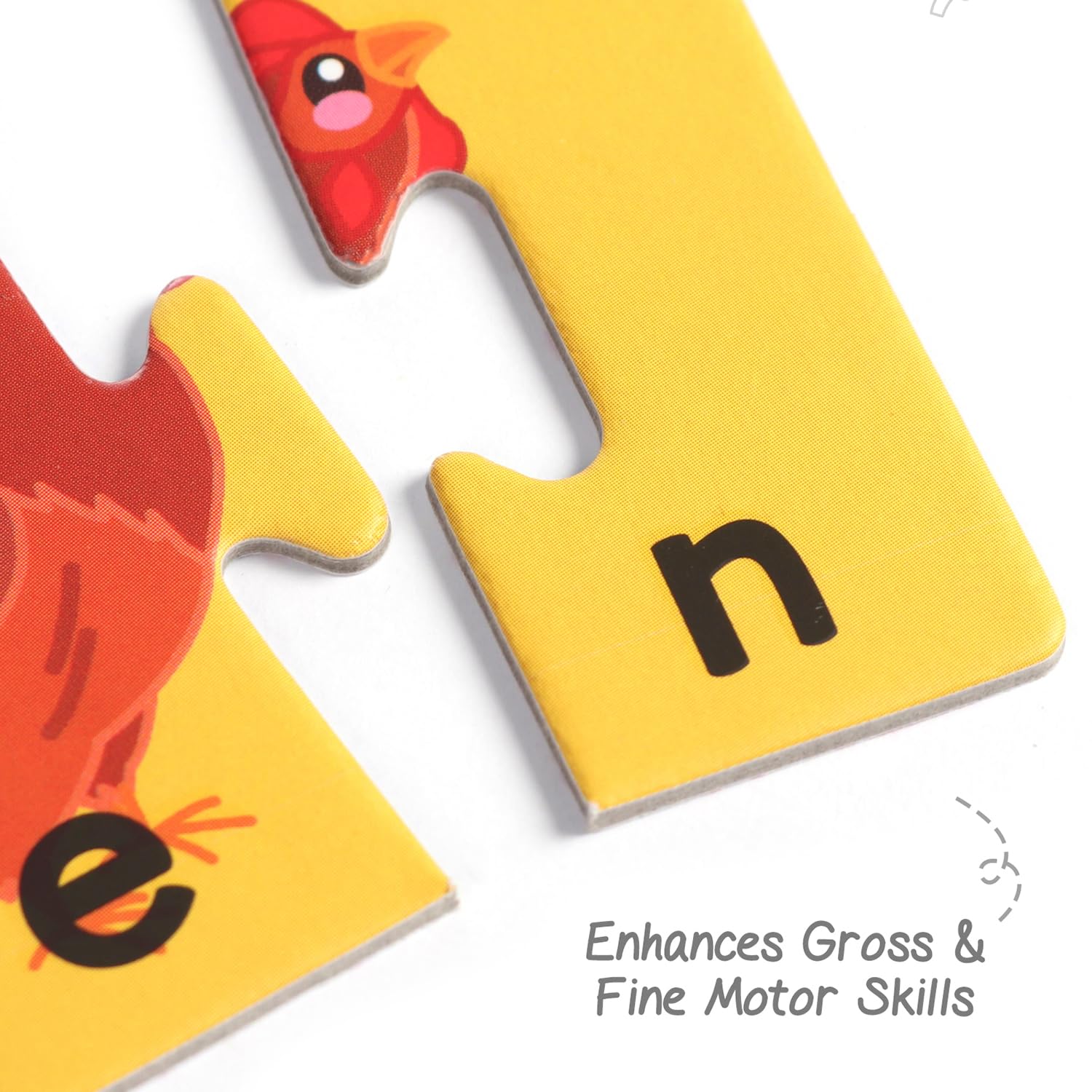 Premium 90-Piece 3-Letter Word Spelling Jigsaw Puzzle Set | Learn to Spell with 30 Colorful Picture Puzzles | Educational Toy for Kids Ages 4+ | Perfect for Preschool Learning & Family Game Night