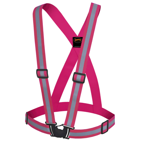 WNW Adjustable Safety Traffic Straps SL01 - Heavy Duty Reflective Safety Straps for Road Work, Construction & Emergency Scenes - High Visibility Traffic Control & Crowd Management
