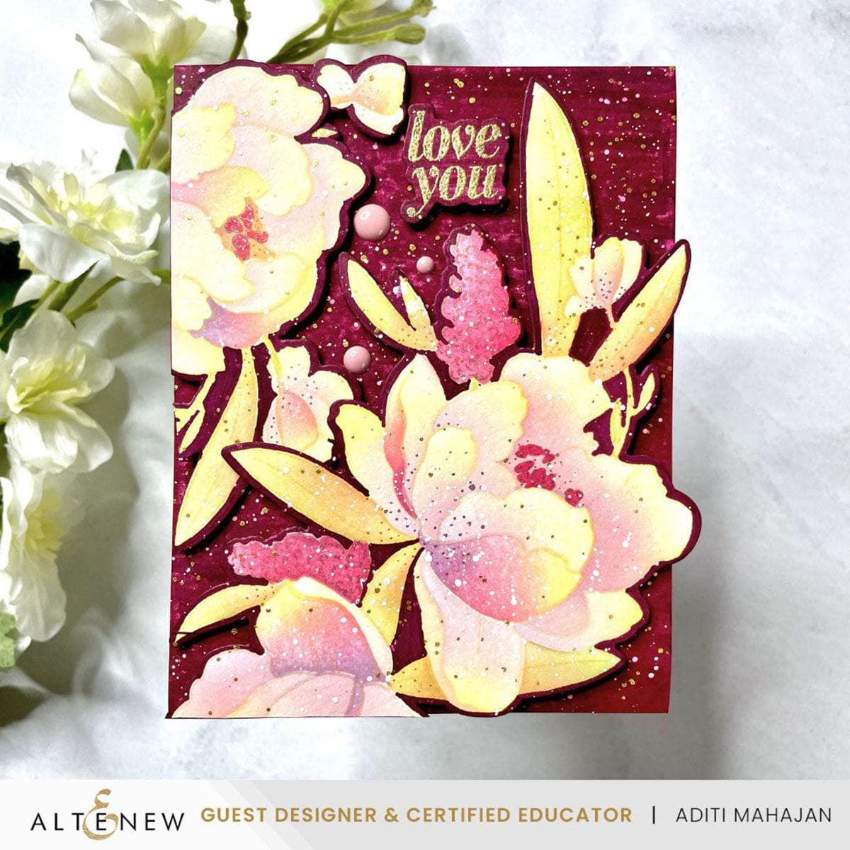 Peony & Lilac Swag - Elegant Floral Home Decor for Weddings, Parties & Spring Celebrations