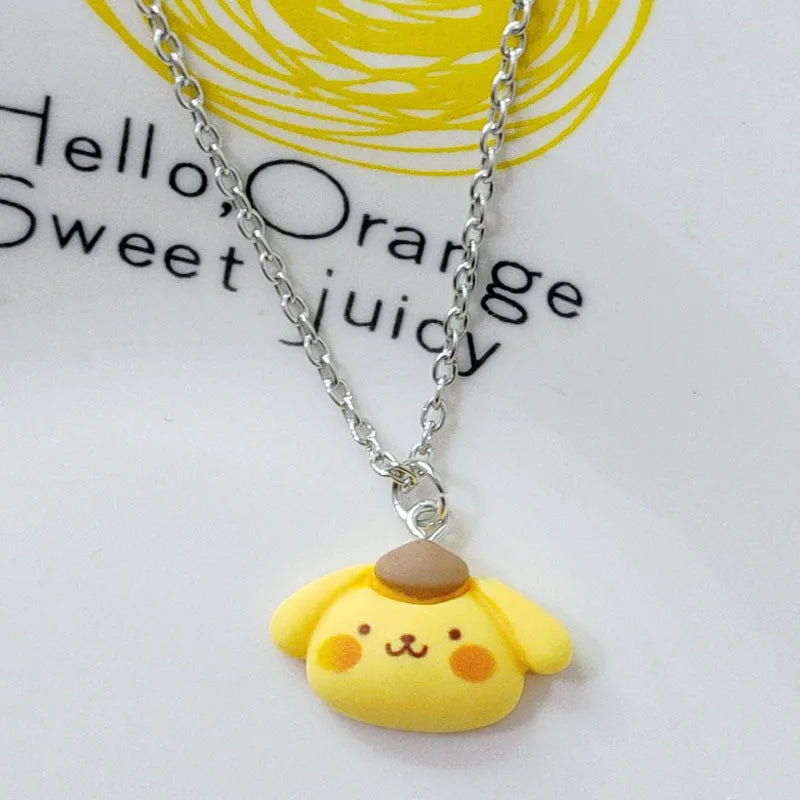 Halloween Orange Sweet Juicy Necklace - Fun & Playful Fruit Jewelry for Costume Parties, Cosplay, and Festive Accessories