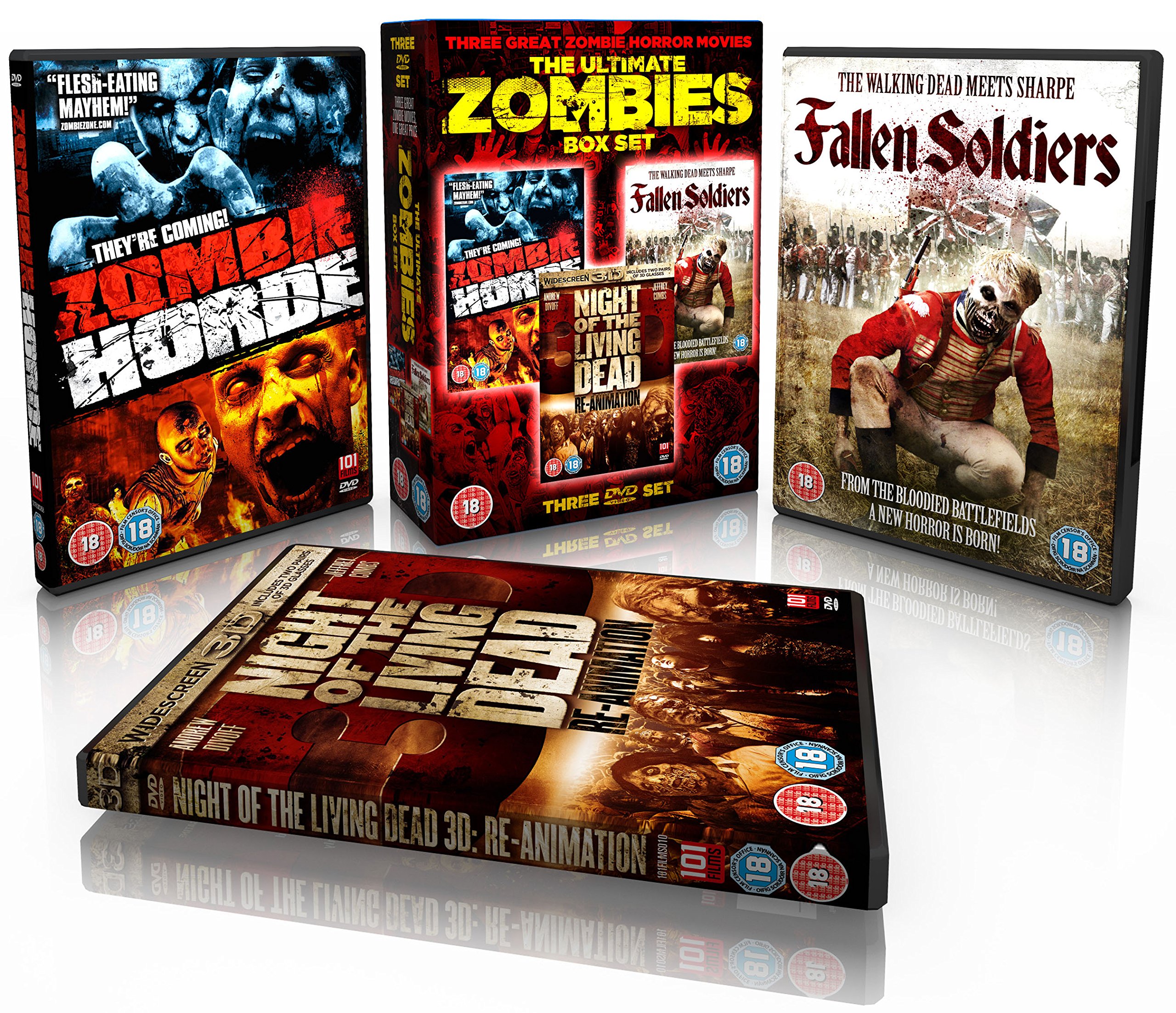 Ultimate Zombie Box Set DVD Collection - Horror Movie Classics for Halloween & Movie Nights