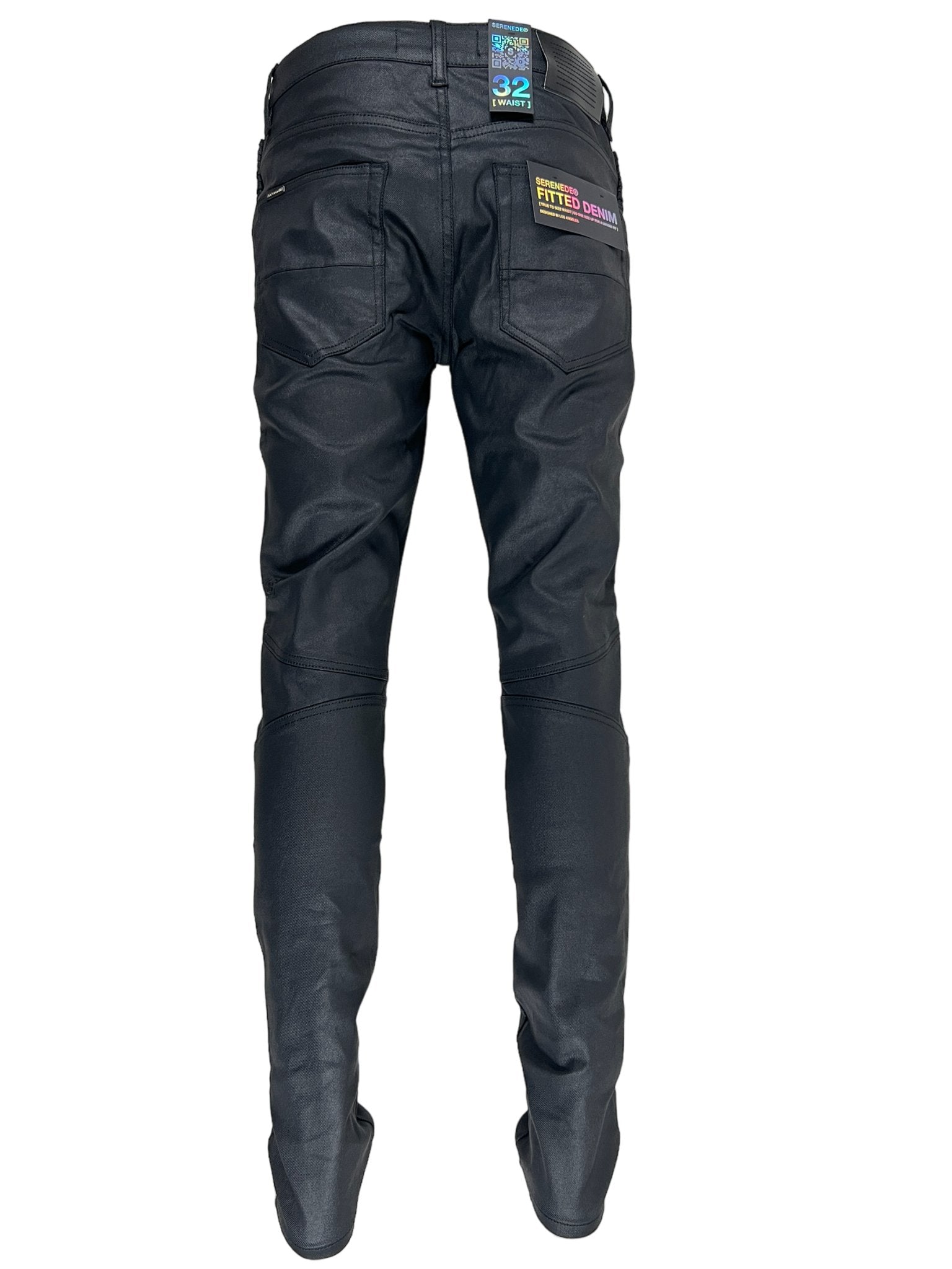 SERENEDE MOTO JEANS WAX - Premium Motorcycle Riding Jeans for Men & Women | Durable Waxed Denim Pants for Bikers & Urban Style | Perfect for Motorcycle Adventures & Casual Streetwear