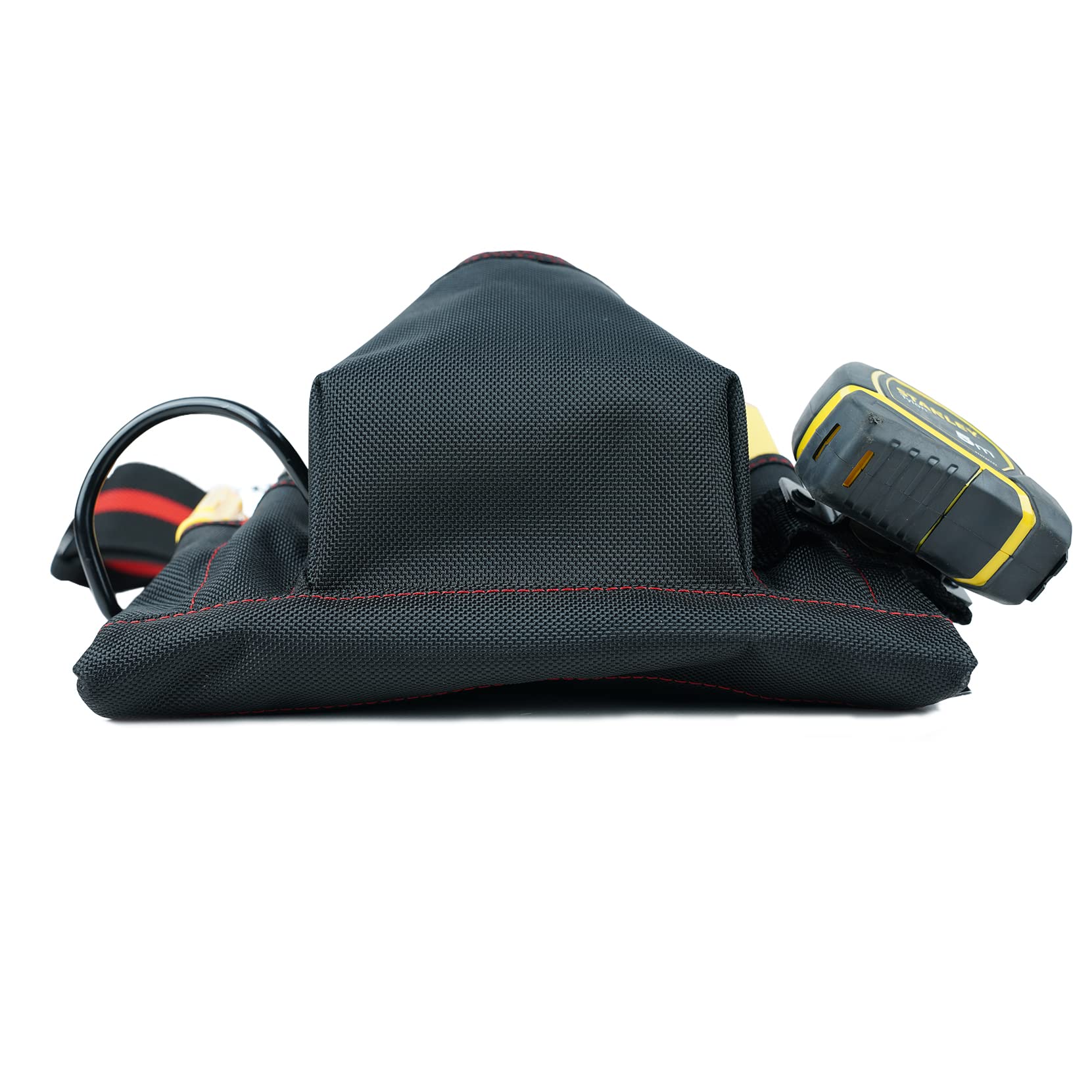 Durable 10-Pocket Carpenter Pouch Tool Belt with Hammer Loop & Quick Release Buckle - Heavy Duty Work Belt for Construction, Woodworking & DIY Projects
