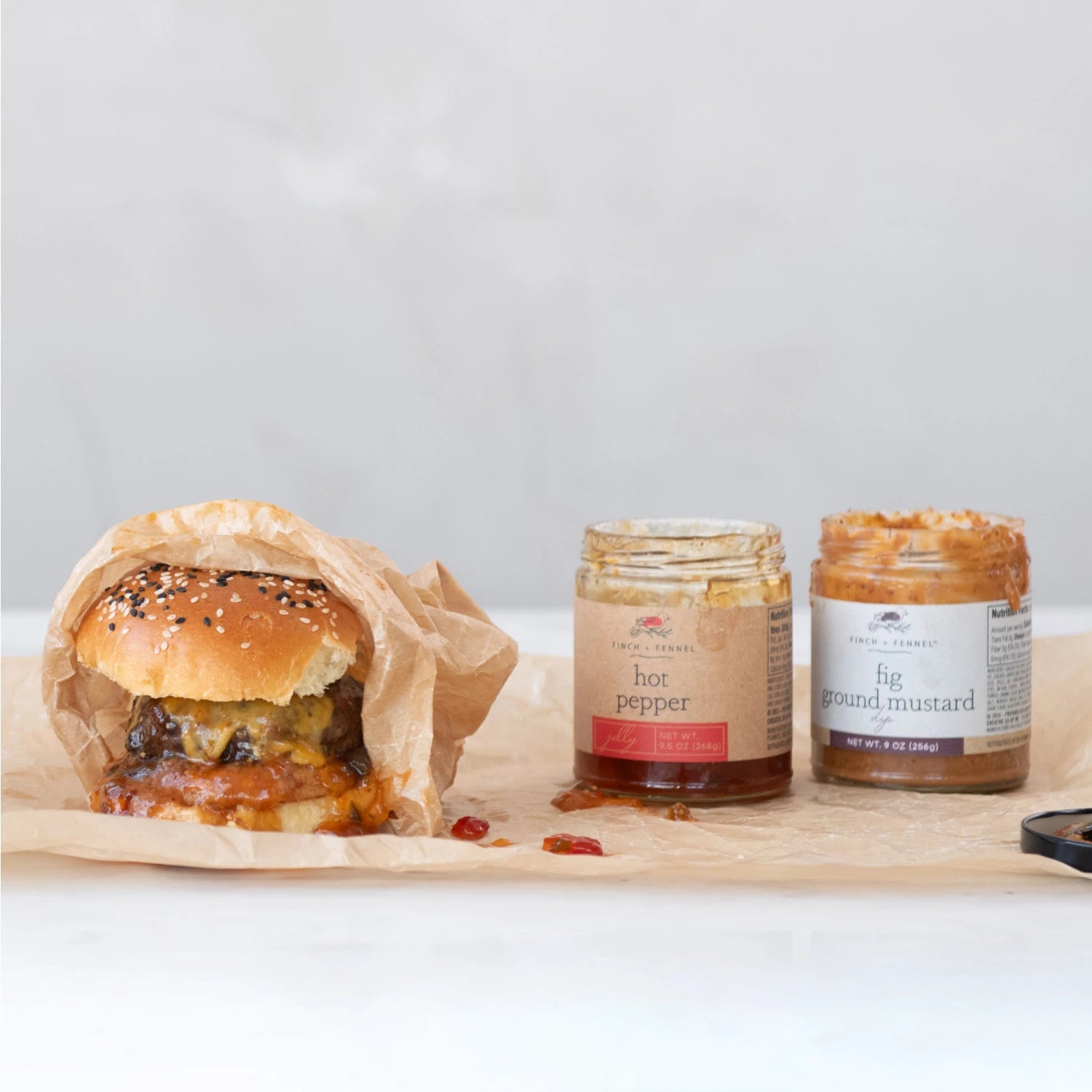 Organic Stone Ground Mustard - Premium Spicy Condiment for Sandwiches, Burgers & Hot Dogs | Gluten-Free & Vegan-Friendly | Perfect for BBQ, Grilling & Picnics