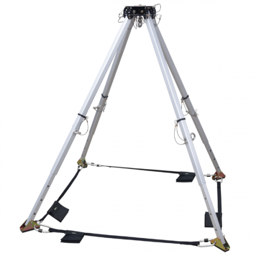 Kratos Rescue Quadpod - Heavy Duty 4-Legged Support Stand for Construction, Roofing & Emergency Rescue | Durable Steel Frame for Stability & Safety