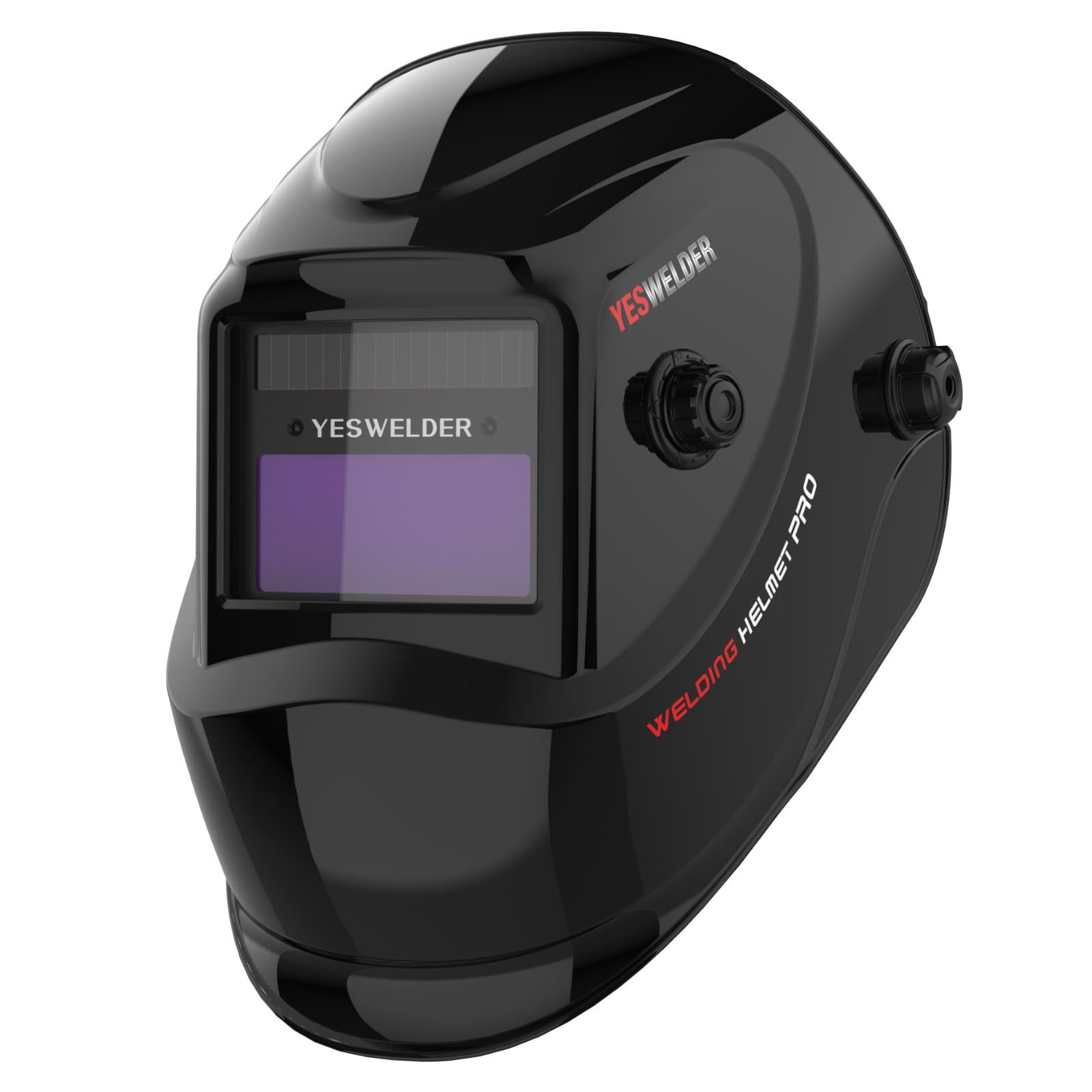 YESWELDER True Color Solar Powered Auto Darkening Welding Helmet with Large Viewing Area - Ideal for MIG, TIG, and Arc Welding | YESWELDER 205Amp IGBT Inverter Stick Welder with Large LED Display - Perfect for Home DIY, Metal Fabrication, and Professional Welding Projects