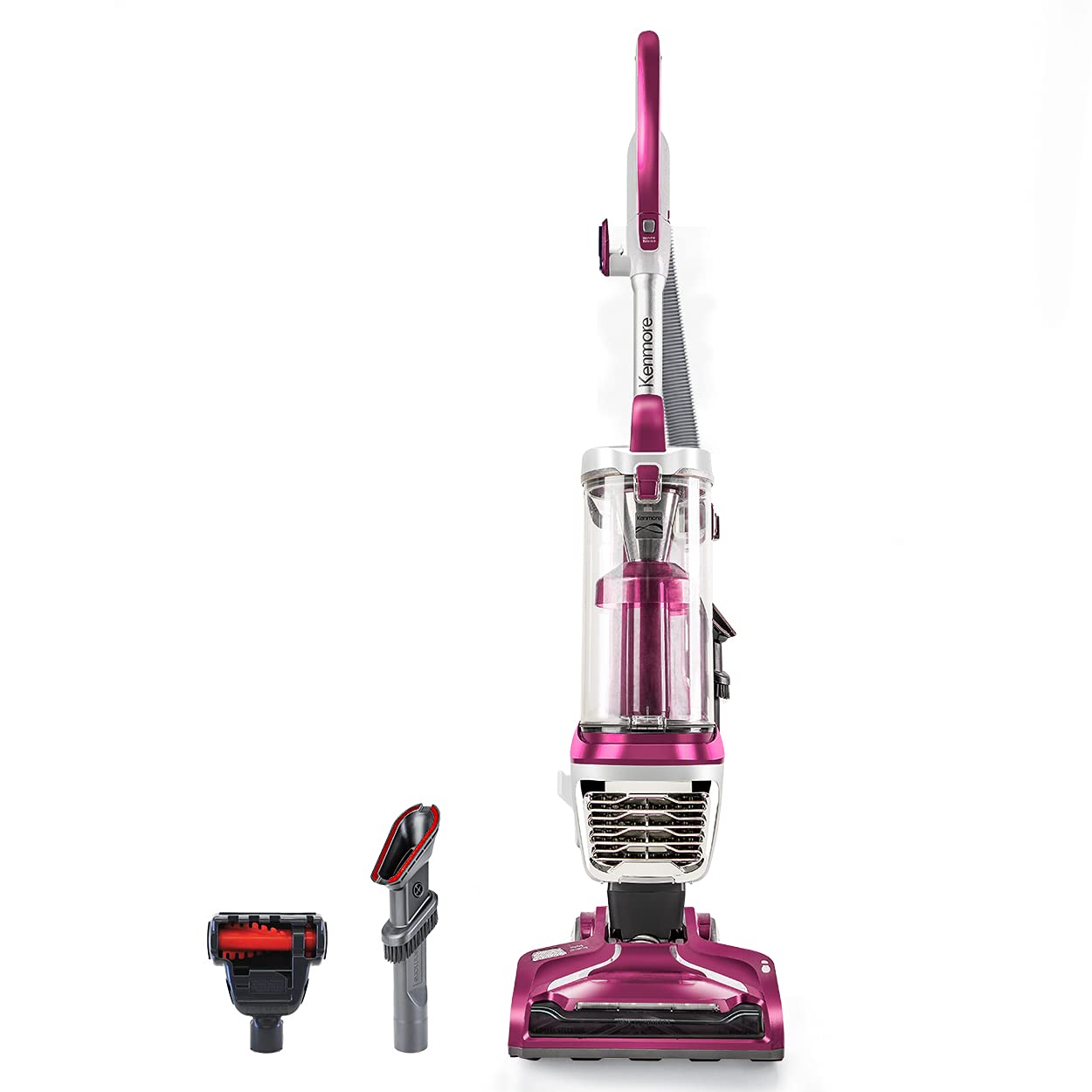 Kenmore DU5092 Bagless Upright Vacuum Cleaner - Powerful 2-Motor Suction with Hair Eliminator Brushroll, Lift-Up Design for Carpets, Pet Handi-Mate Tool, 2L Dust Cup, Wine Color - Perfect for Pet Hair Removal and Deep Cleaning Carpets, Hard Floors & Stairs