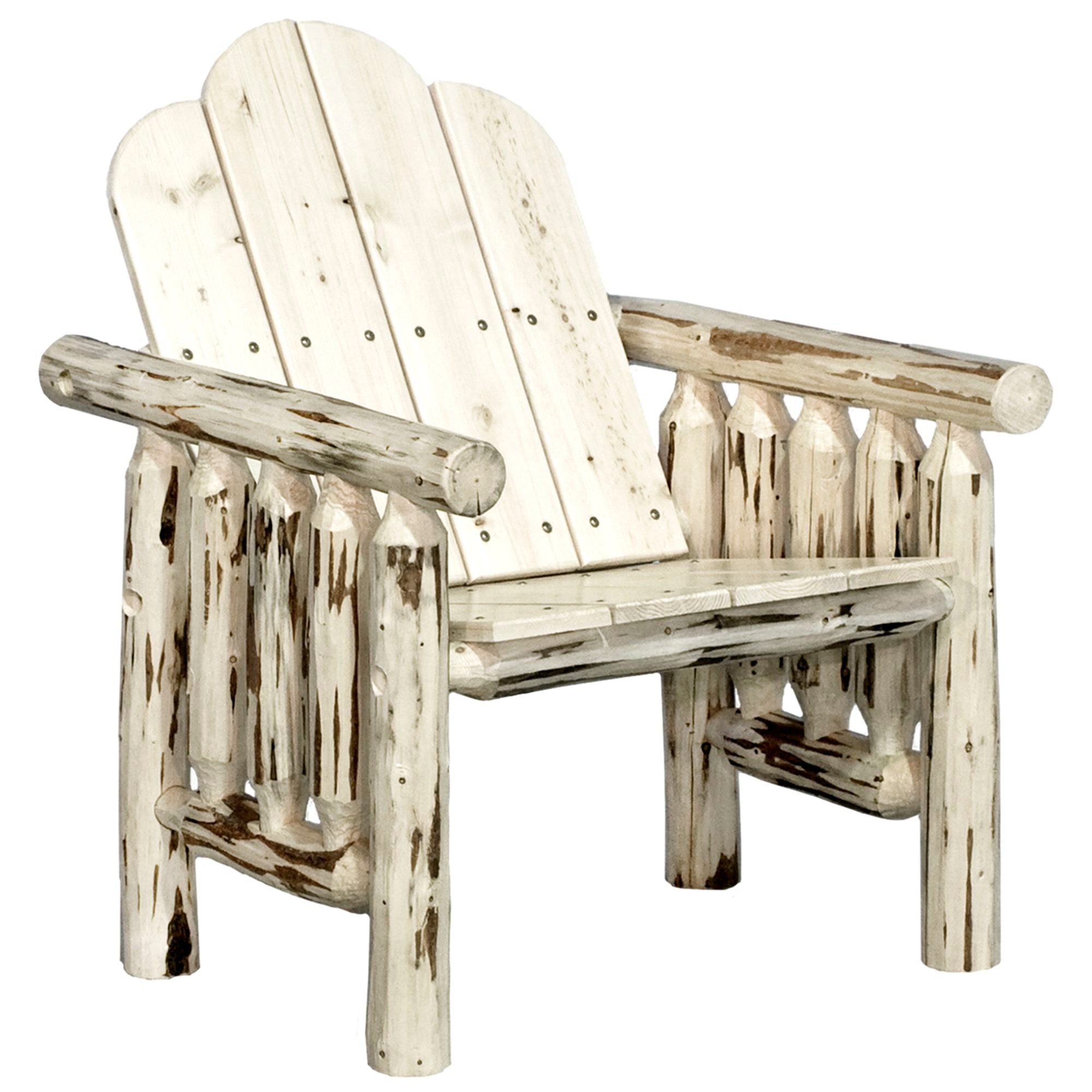 Montana Deck Chair - Outdoor Folding Chair for Patio, Garden, Beach & Camping - Lightweight & Portable with Cup Holder - Perfect for Relaxing, Lounging & Sunbathing
