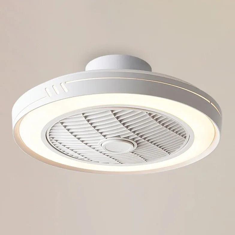Modern Ring-Shaped Ceiling Fan with Light - Minimalist Design for Bedroom, Living Room & Office - Energy Efficient & Quiet Operation