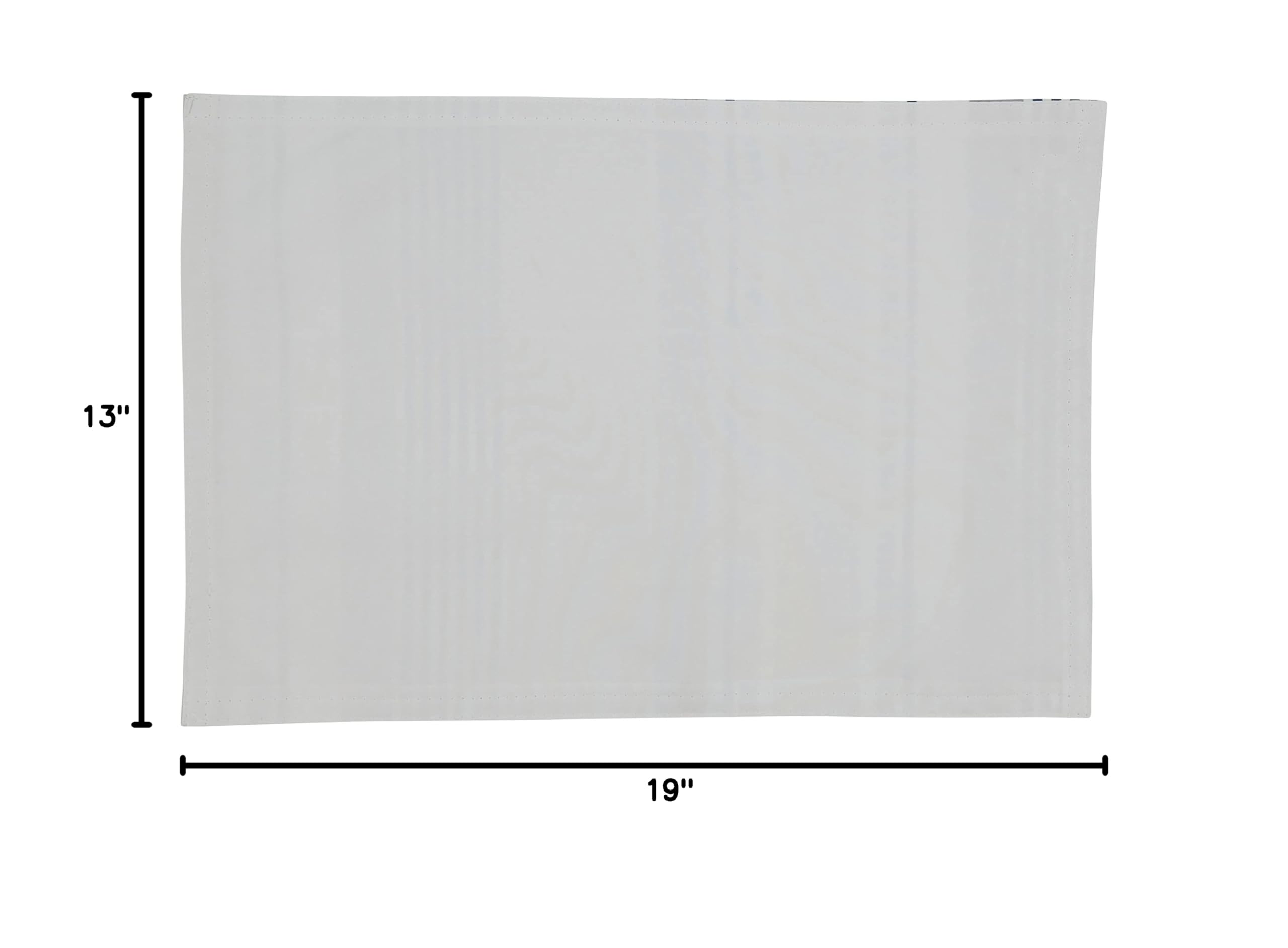 Premium Striped Cotton Placemats Set of 4 - Waterproof & Washable Table Mats for Dining Room, Kitchen, Party Decor - Elegant Table Setting Accessories for Everyday Meals & Special Occasions