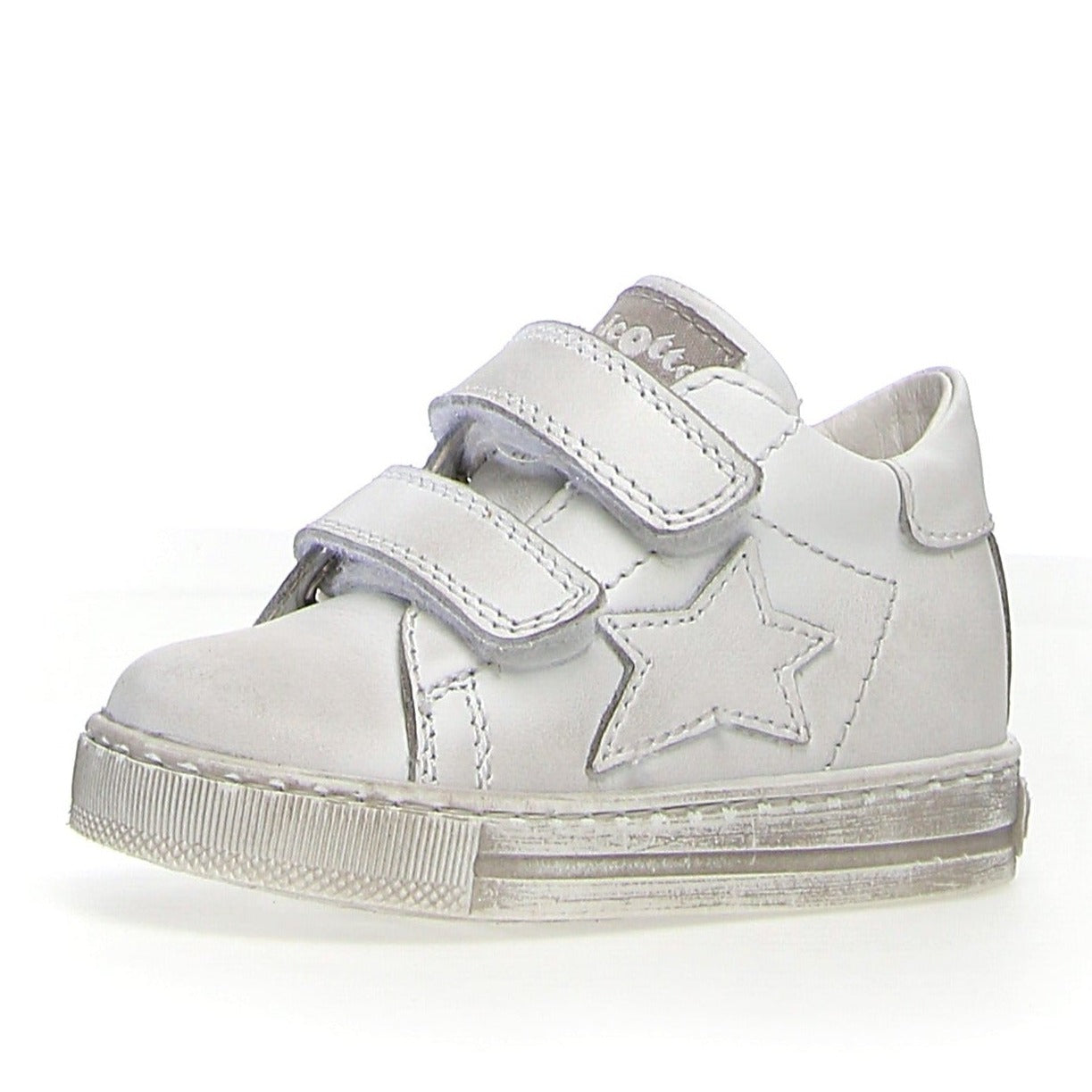Falcotto Sasha VL Calf Fashion Sneakers for Boys & Girls - White | Comfortable Kids Shoes for School, Play & Everyday Wear