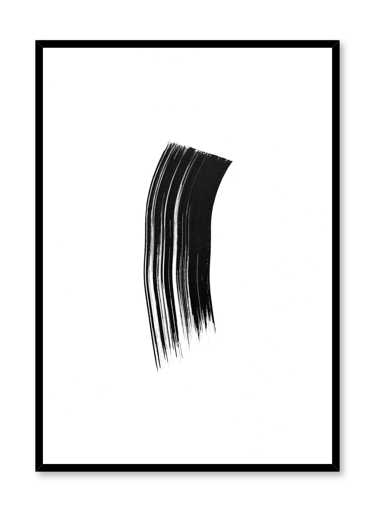 Brushstroke Art Poster - Modern Abstract Wall Decor for Living Room, Bedroom & Office | Perfect for Home & Office Decoration
