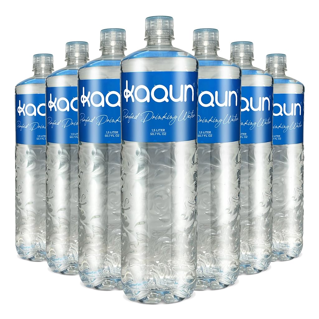KAQUN Oxygen Infused Bottled Water 20-Pack - Oxygenated, Chemical-Free, Detox Drinking Water for Kaqun Therapy | Hydration Boost for Athletes, Wellness Enthusiasts & Oxygen Therapy