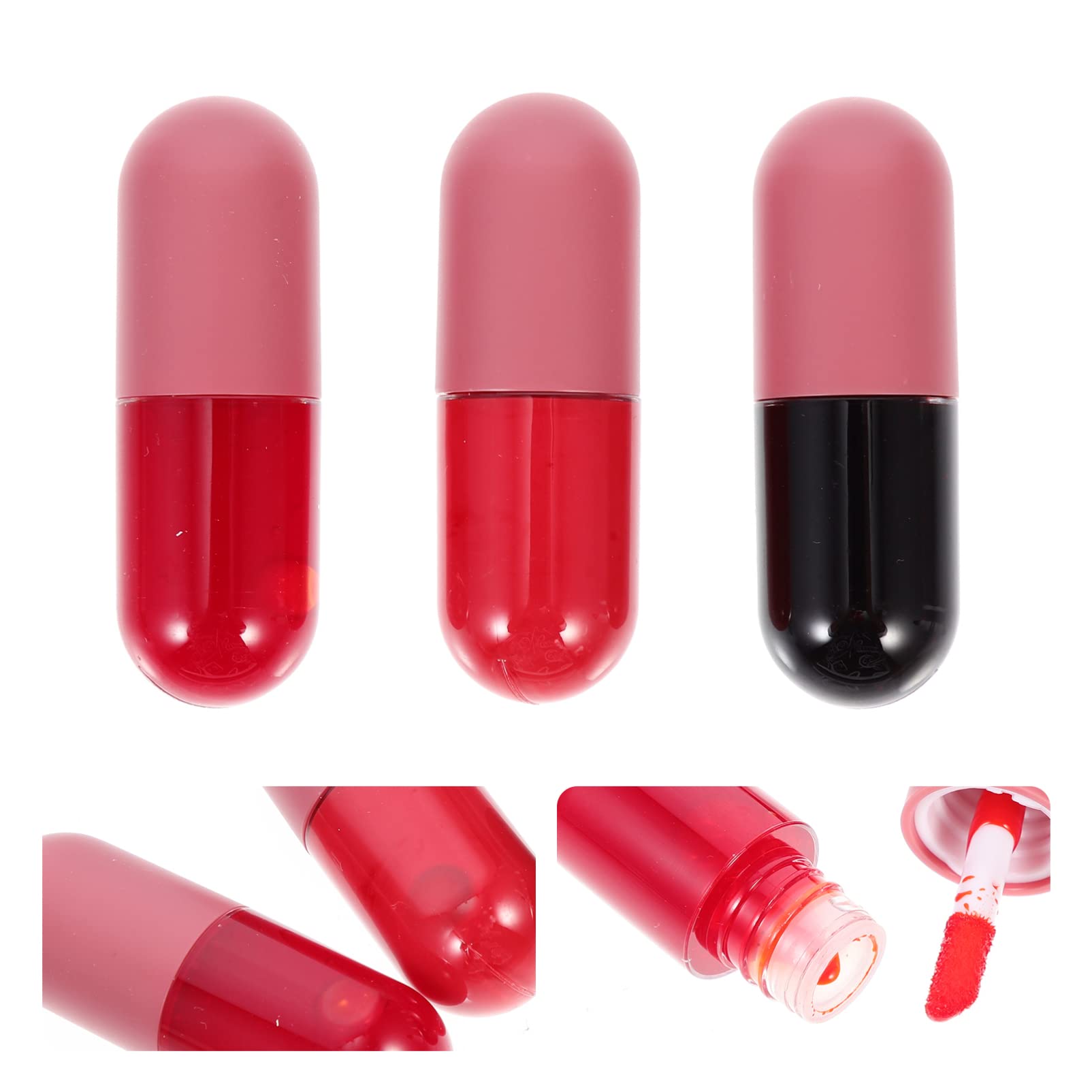3PCS Lip Plumping Gloss Set - Hydrating Lip Tint, Moisturizing Lip Oil & Nourishing Lip Balm for Soft Fuller Lips | Perfect for Daily Lip Care, Makeup Looks & Nighttime Lip Treatment