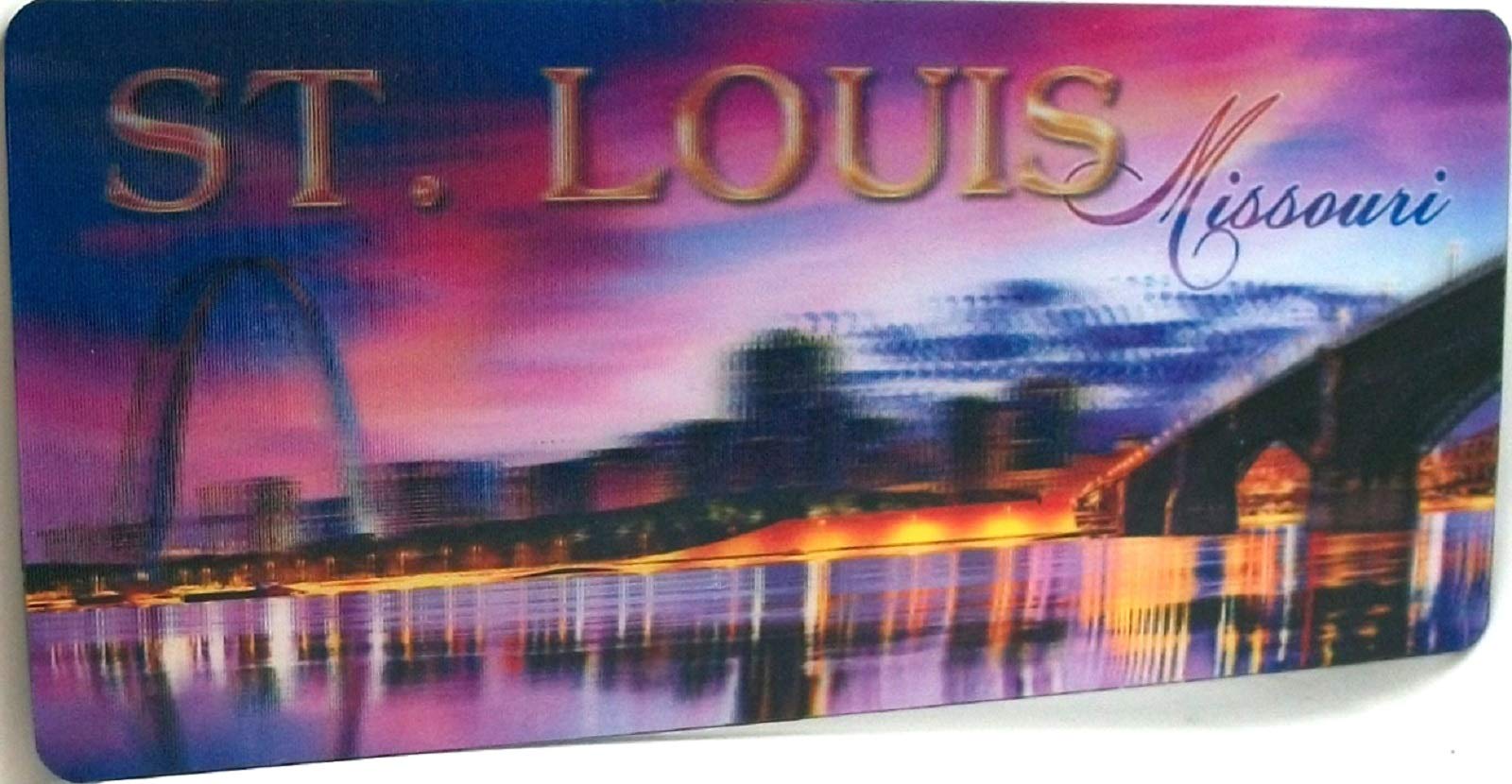 St. Louis Missouri Panoramic Jumbo 3D Fridge Magnet - Collectible Souvenir for Travel Lovers, Perfect for Refrigerators, Offices & Home Decor
