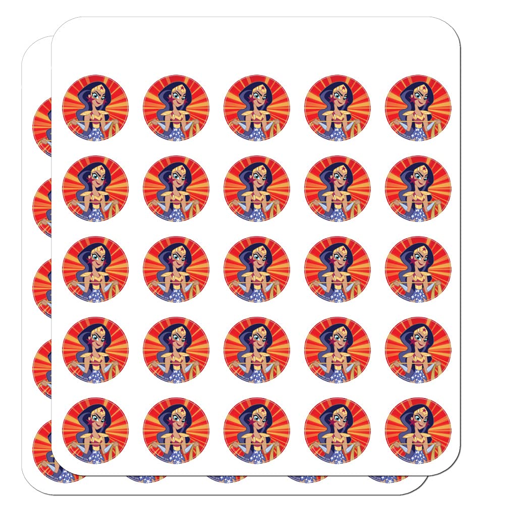 DC Super Hero Girls Wonder Woman Planner Calendar - Scrapbooking Stickers for DIY Crafting, School Supplies & Journaling - Perfect for Bullet Journals, Scrapbooks & Gift Giving