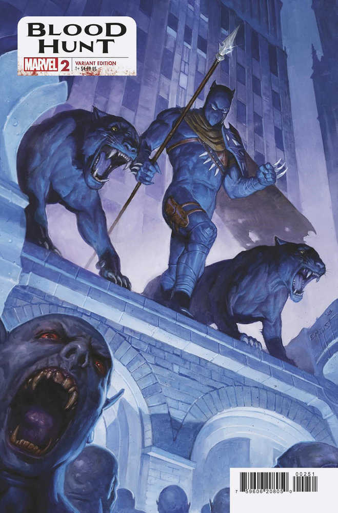 Blood Hunt #2 E.M. Gist Variant Cover - Marvel Comics Exclusive | Collectible Comic Book for Fans & Investors | Perfect for Display, Gifts & Comic Collections