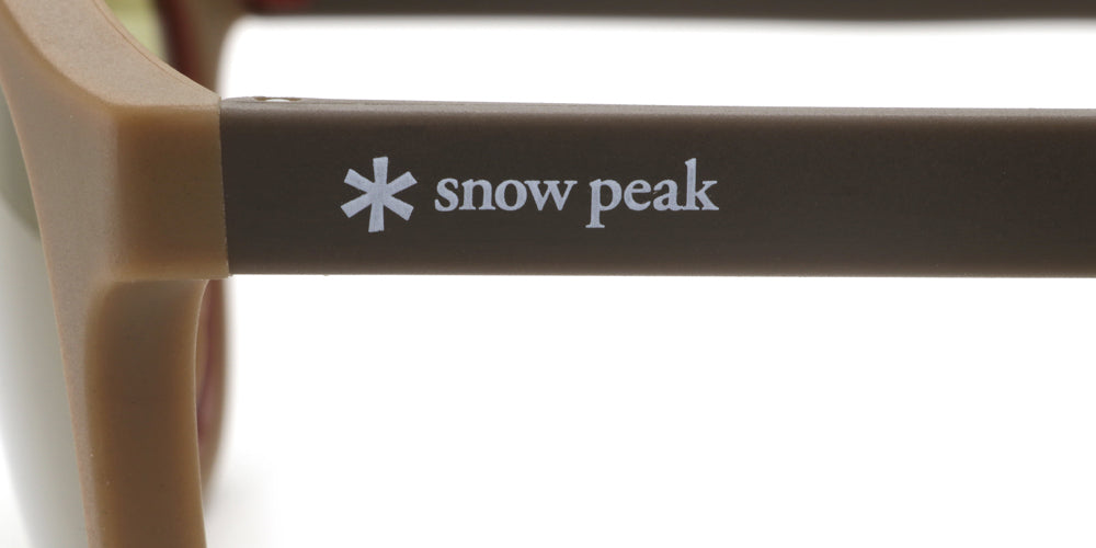JINS x Snow Peak Rubber Sunglasses 015 84 - Lightweight Polarized Outdoor Sunglasses for Hiking, Fishing & Beach Activities
