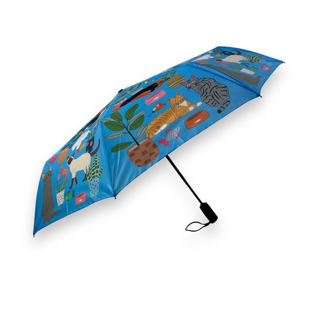 Stylish Cat-Themed Umbrella for Rainy Days - Perfect for Cat Lovers & Outdoor Use