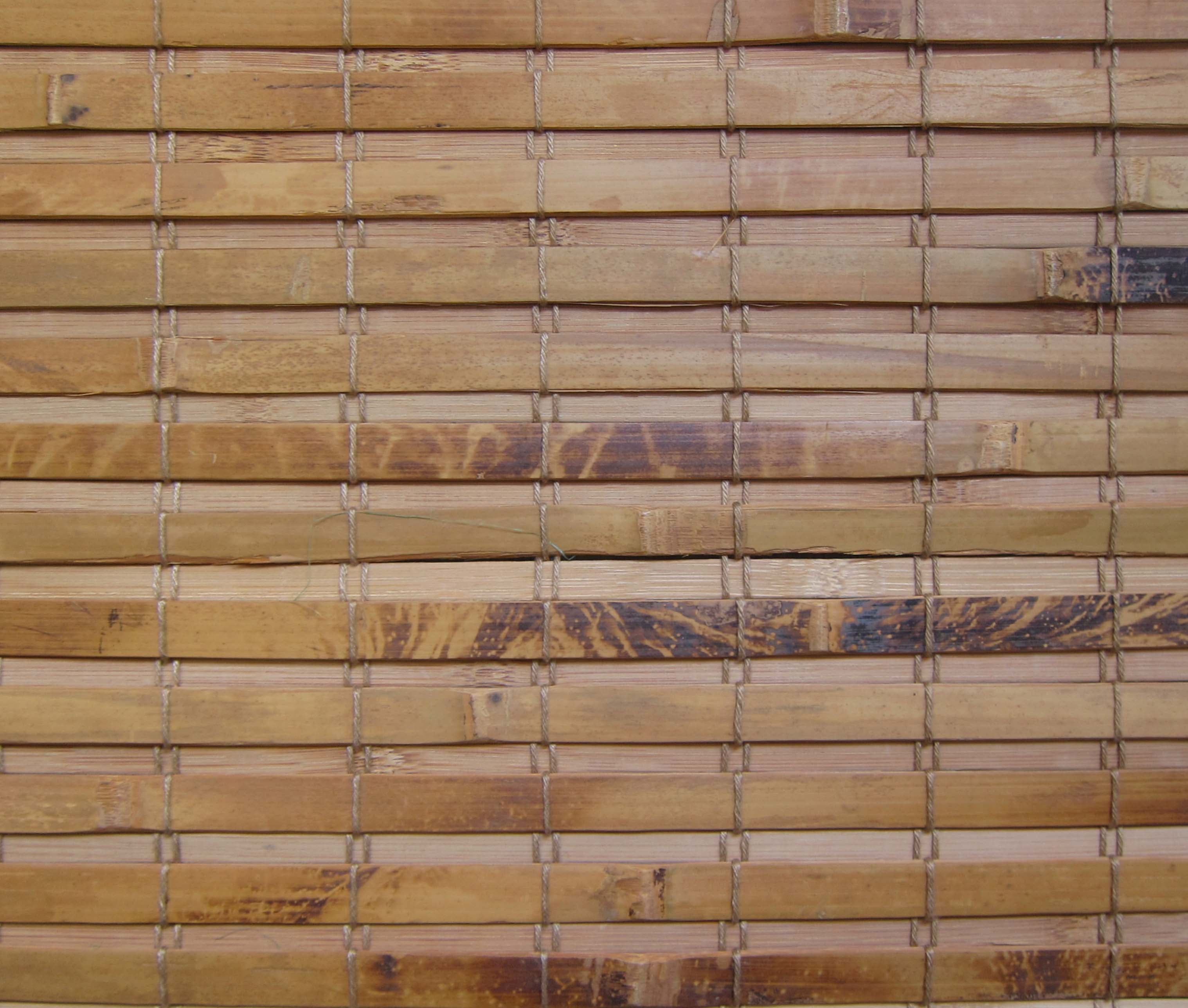 Hatteras Camel Cordless Woven Wood Shades - Light Filtering Natural Bamboo Window Blinds for Living Room, Bedroom & Home Decor