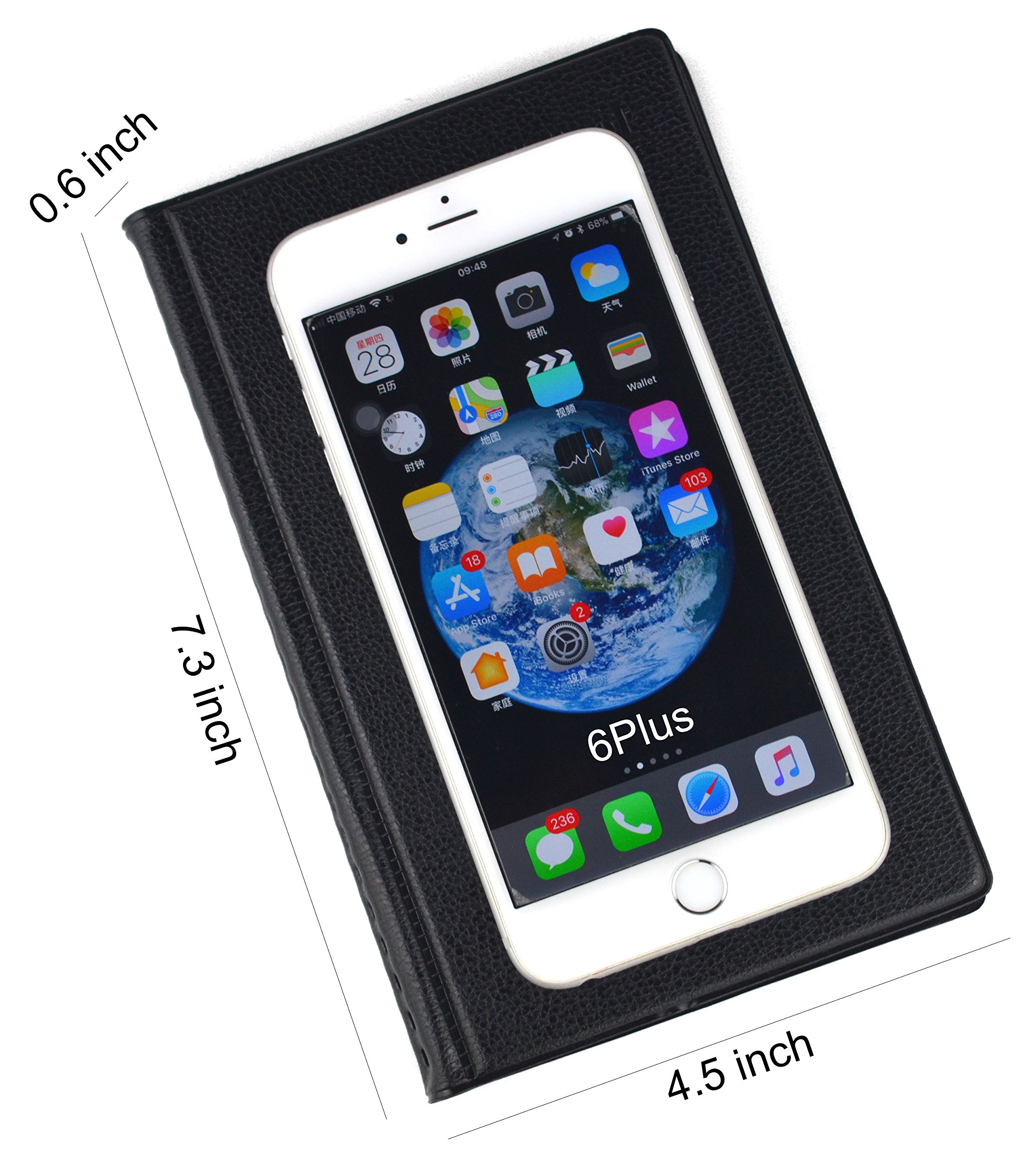 Premium SAMYO Business Card Holder Organizer - Holds 240 Professional Name Cards, Office Journal Accessory for Networking & Business Meetings (Black) - Perfect for Corporate Gifts, Trade Shows & Executive Desk Organization