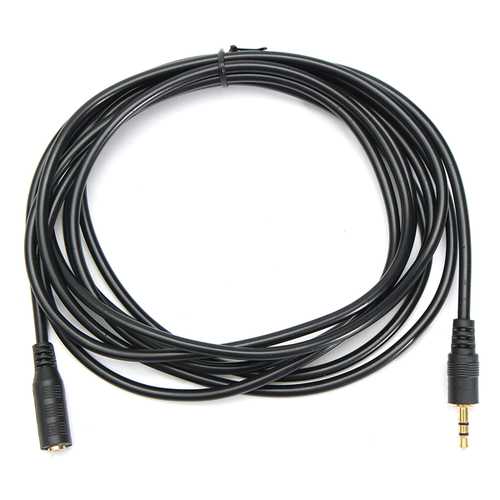5 Pack 10 FT 3.5mm Stereo Male to Female Audio Extension Cables for Headphones - Perfect for Home Theater, Gaming Headsets, and Music Listening