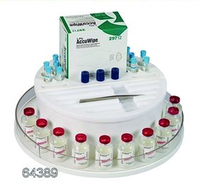 360° Rotating Tool & Reagent Organizer Stand - Lab Equipment Storage Rack for Chemistry Experiments & DIY Projects - Perfect for Science Labs, Home Workshops & School Classrooms